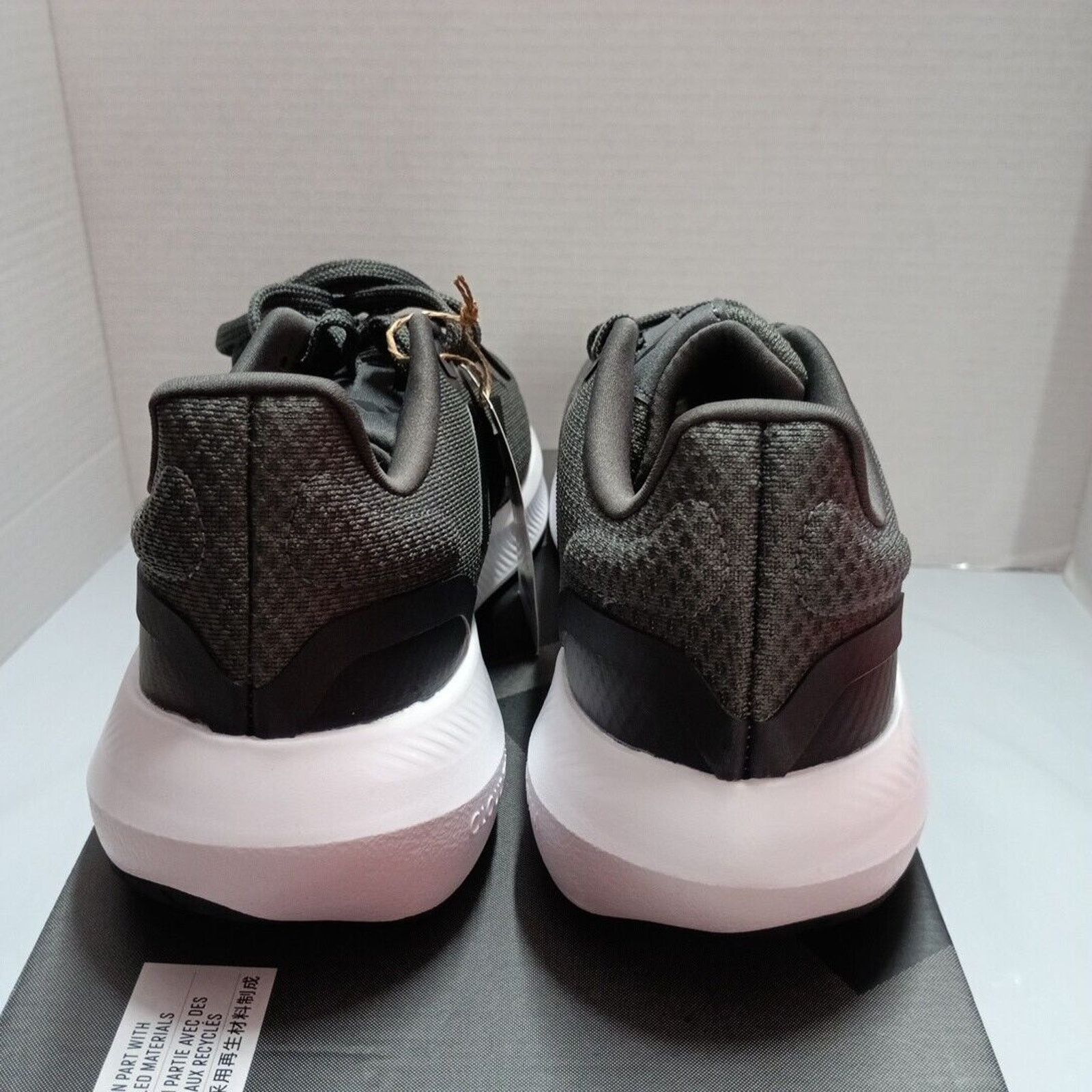 Adidas Adidas Run Falcon 3.0 Men's 8 Shoes Gray Black Wide Fit New Size US 8 / EU 41 - 3 Thumbnail