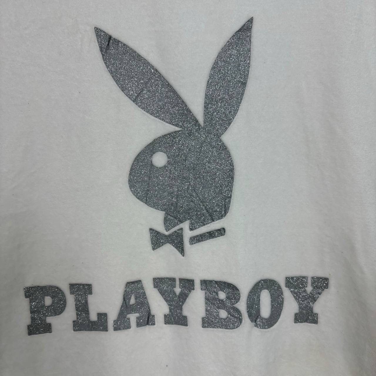Playboy Vintage Playboy Glitter Bunny Track Jacket White L Y2K Retro Size US L / EU 52-54 / 3 - 5 Thumbnail
