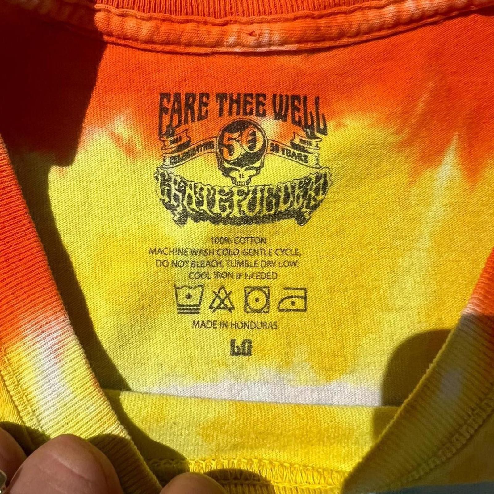 Other Grateful Dead Farewell Tour 2015 Tie dye Tshirt Size US L / EU 52-54 / 3 - 4 Thumbnail