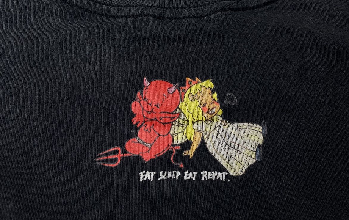 Vintage Devil Kids Printed Vintage T Shirt Size US S / EU 44-46 / 1 - 4 Thumbnail