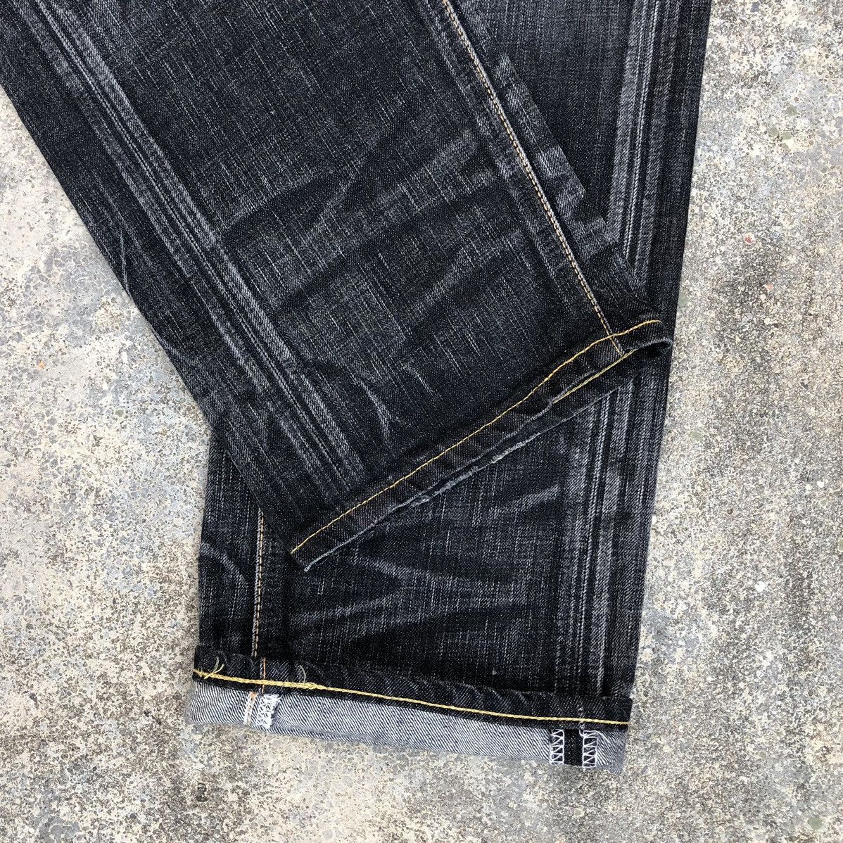 Edwin Vintage Edwin Blue Trip 503 Distressed Denim Jeans Size US 32 / EU 48 - 13 Thumbnail