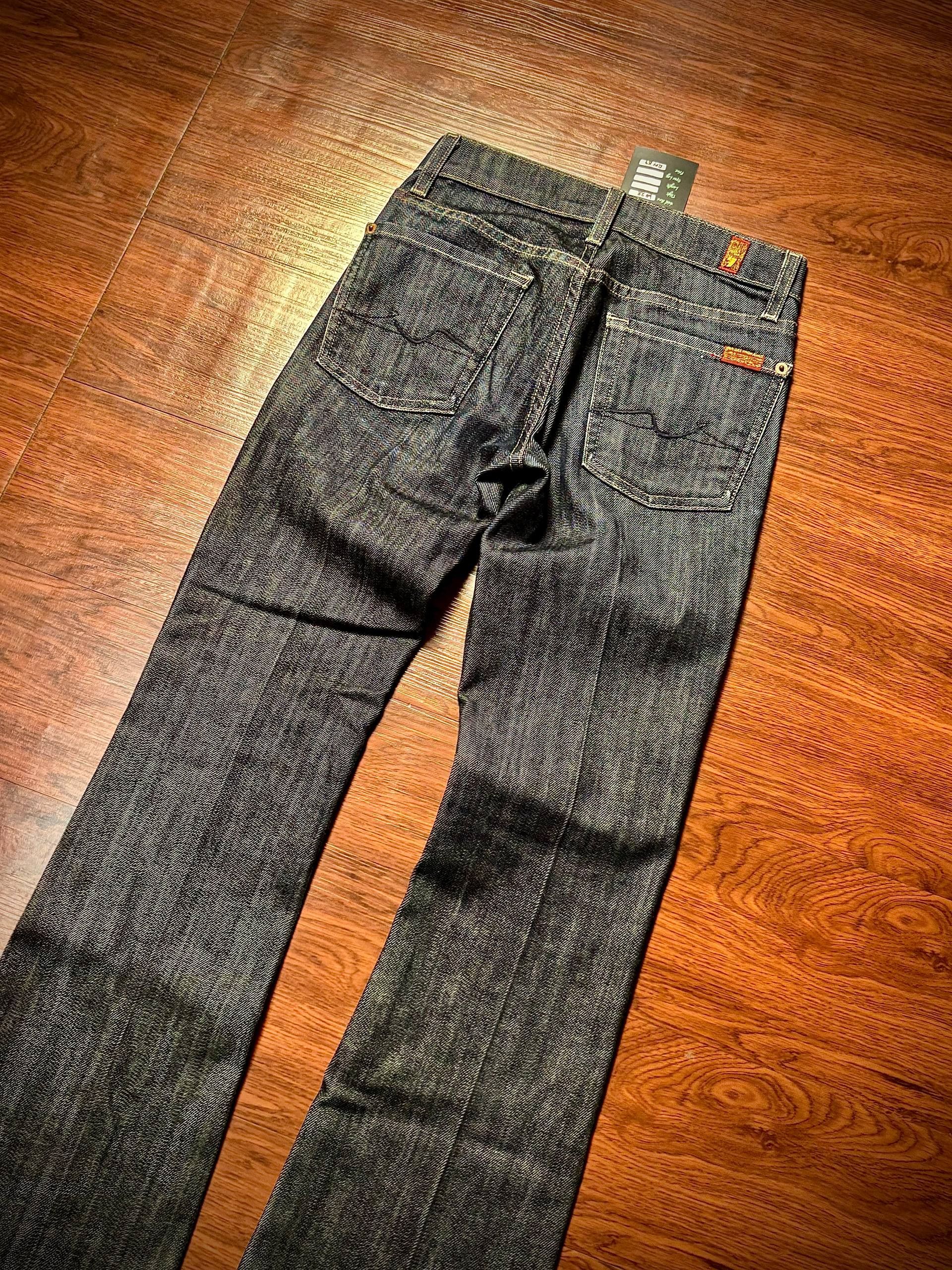 If Six Was Nine Vintage Seven Jeans Red Peppers Style Denim Pants Size 27" / US 4 / IT 40 - 4 Thumbnail