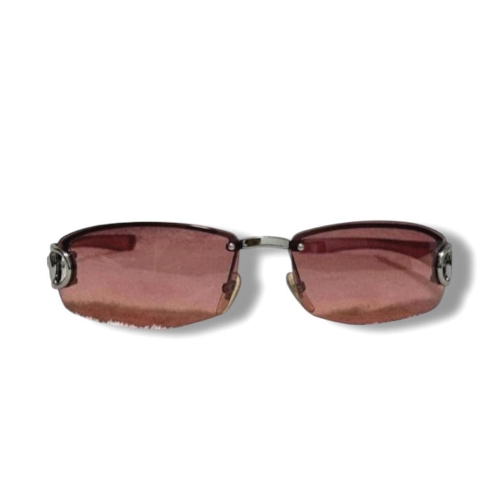 Gucci Gucci authentic pink rimless vintage sunglasses Size ONE SIZE - 2 Thumbnail