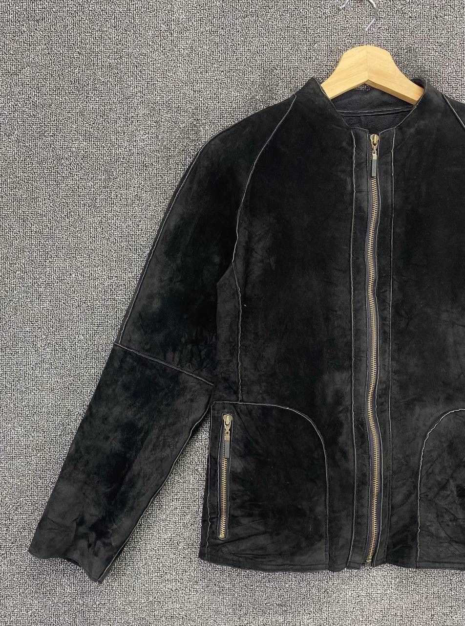 Hiroko Koshino Homme Vintage Hiroko Bis by Hiroko Koshino Leather Jacket Size S / US 4 / IT 40 - 2 Thumbnail