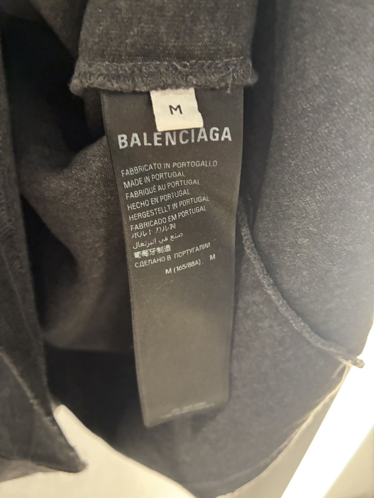 Balenciaga Balenciaga Tape Logo T Shirt Size US M / EU 48-50 / 2 - 4 Thumbnail