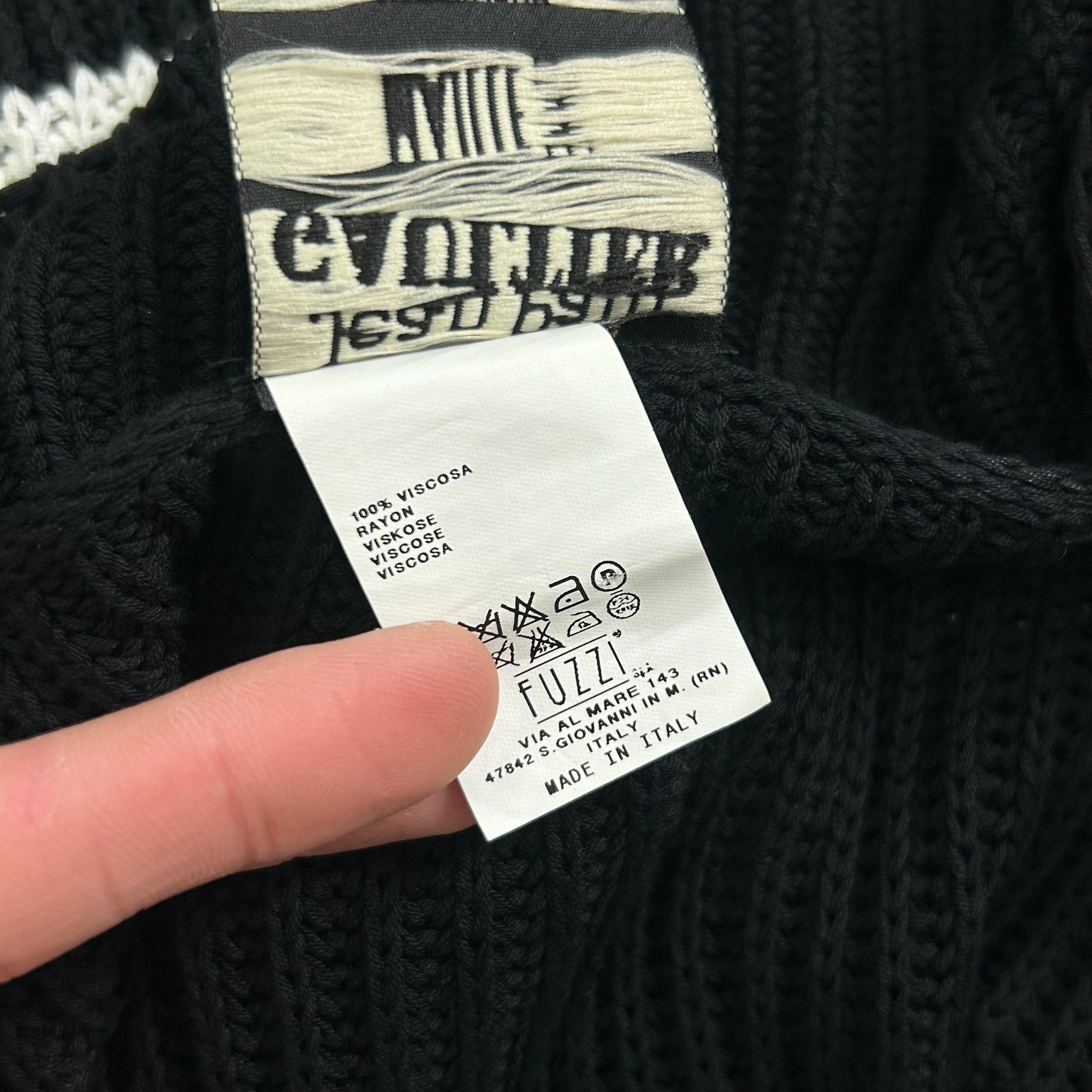 Jean Paul Gaultier Jean Paul Gaultier Sleeveless Long Striped Cardigan Size US M / EU 48-50 / 2 - 8 Thumbnail