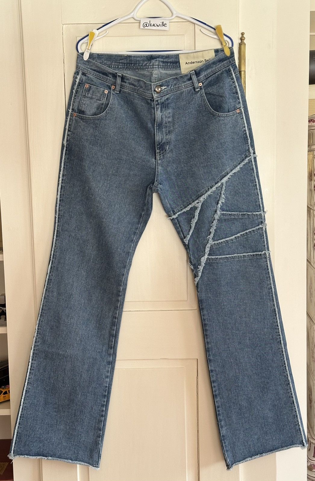 Andersson Bell Ghentle raw cut flared jeans Size US 34 / EU 50 - 1 Thumbnail