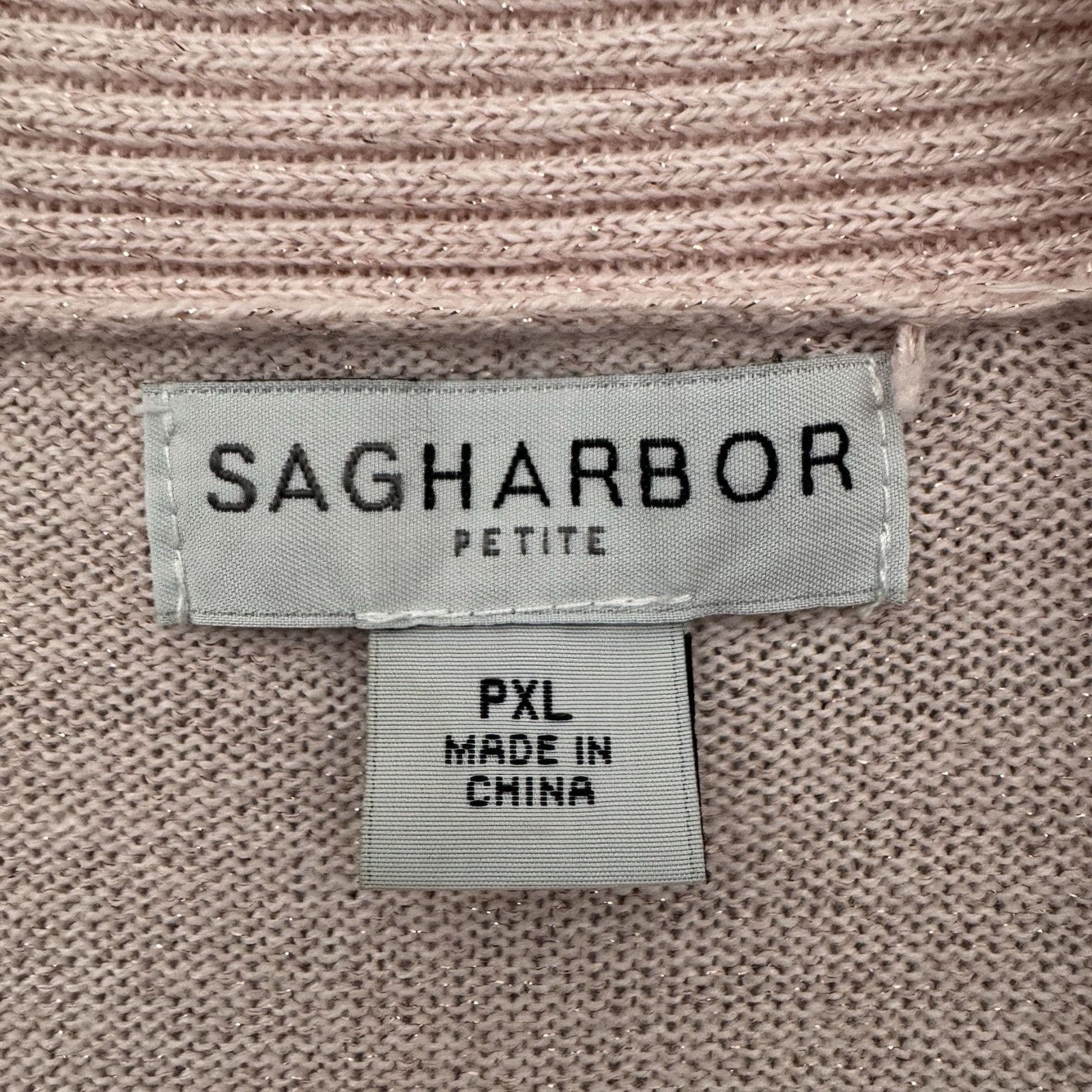 Other Sag Harbor Cardigan Womens PXL Petite Open Front Grandmacore Size XL / US 12-14 / IT 48-50 - 5 Thumbnail