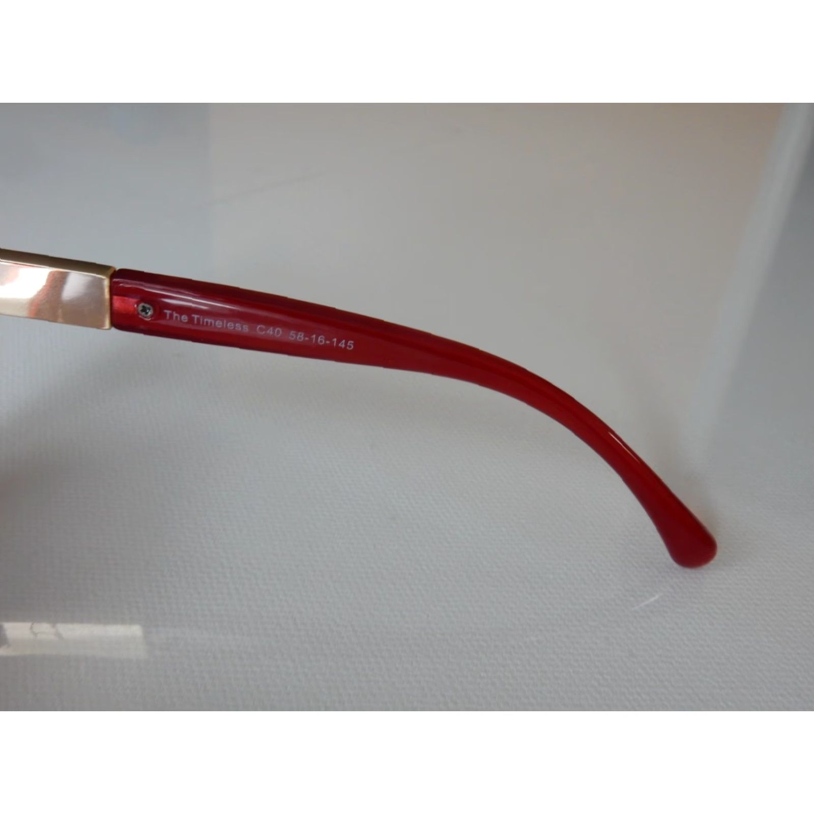 Vintage VINTAGE Prive Revaux Sunglasses Women Polarized 58[]16 145 The Timeless C40 Red Lens Technology Size ONE SIZE - 4 Thumbnail