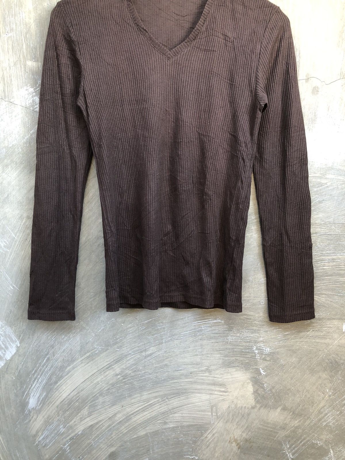 Tornado Mart Tornado Mart Brown Long Sleeve T-shirt Size US M / EU 48-50 / 2 - 3 Thumbnail