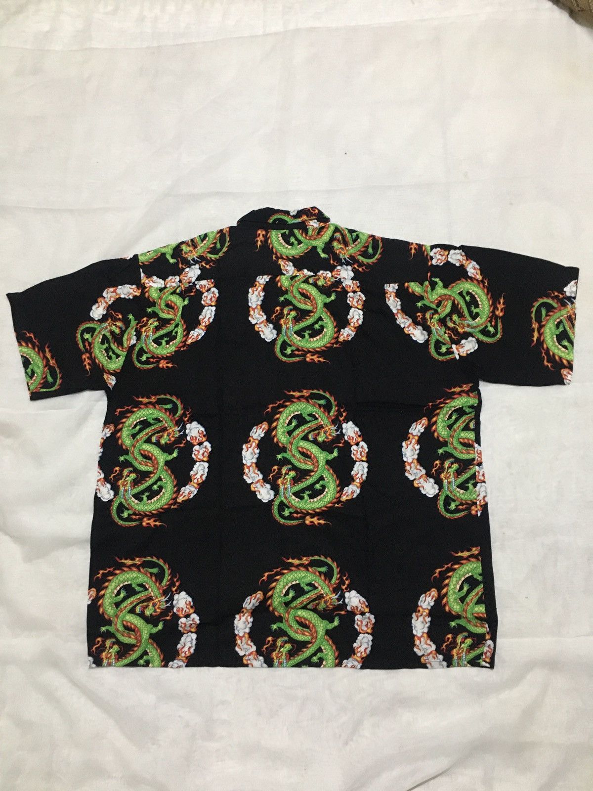 Vintage Rare dragon hawaii shirt 100% rayon all over print Size US L / EU 52-54 / 3 - 2 Thumbnail