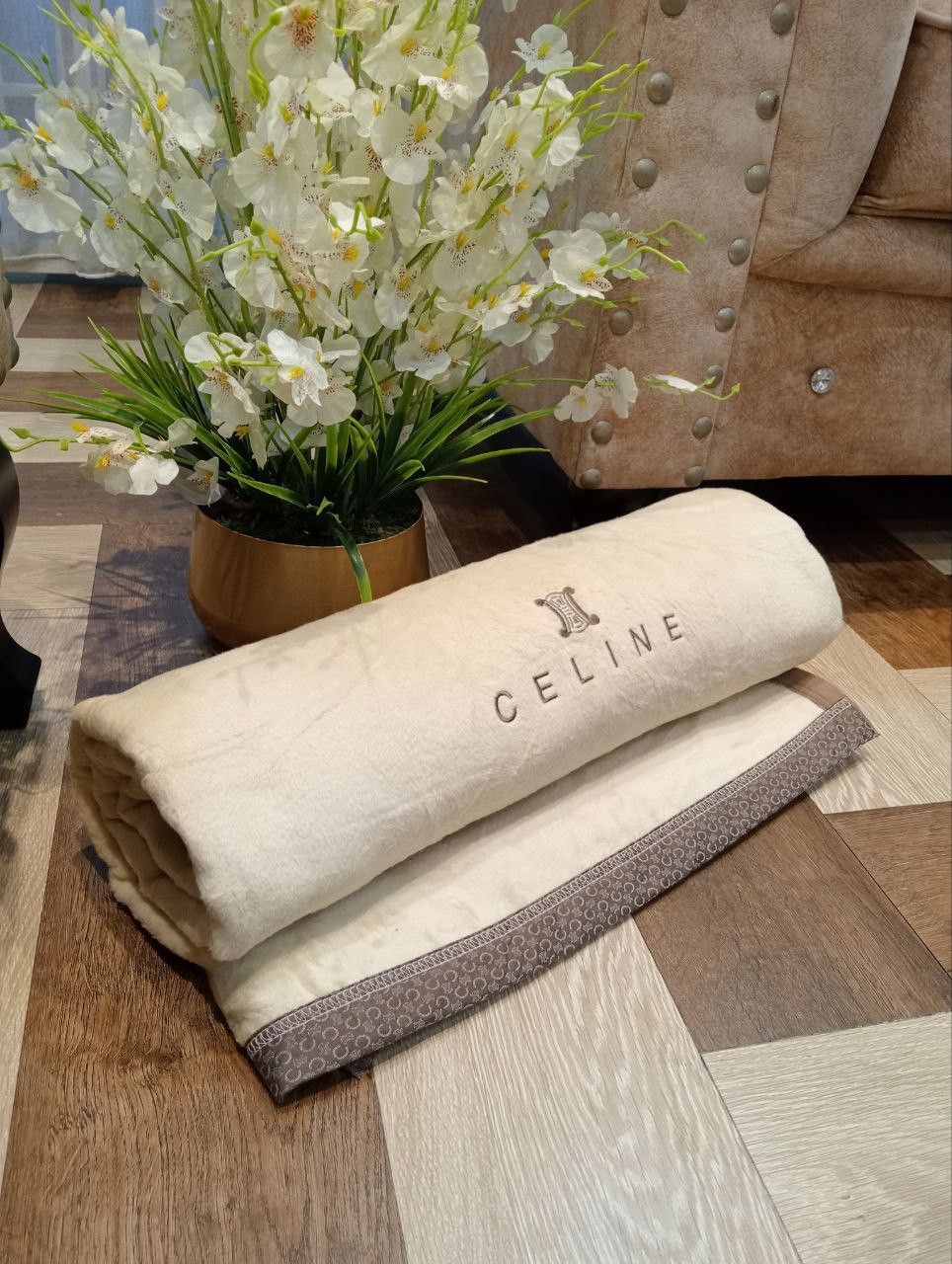 Celine LUXURY CELINE BLANKET - SIZE 140cm x 200cm Size ONE SIZE - 3 Thumbnail