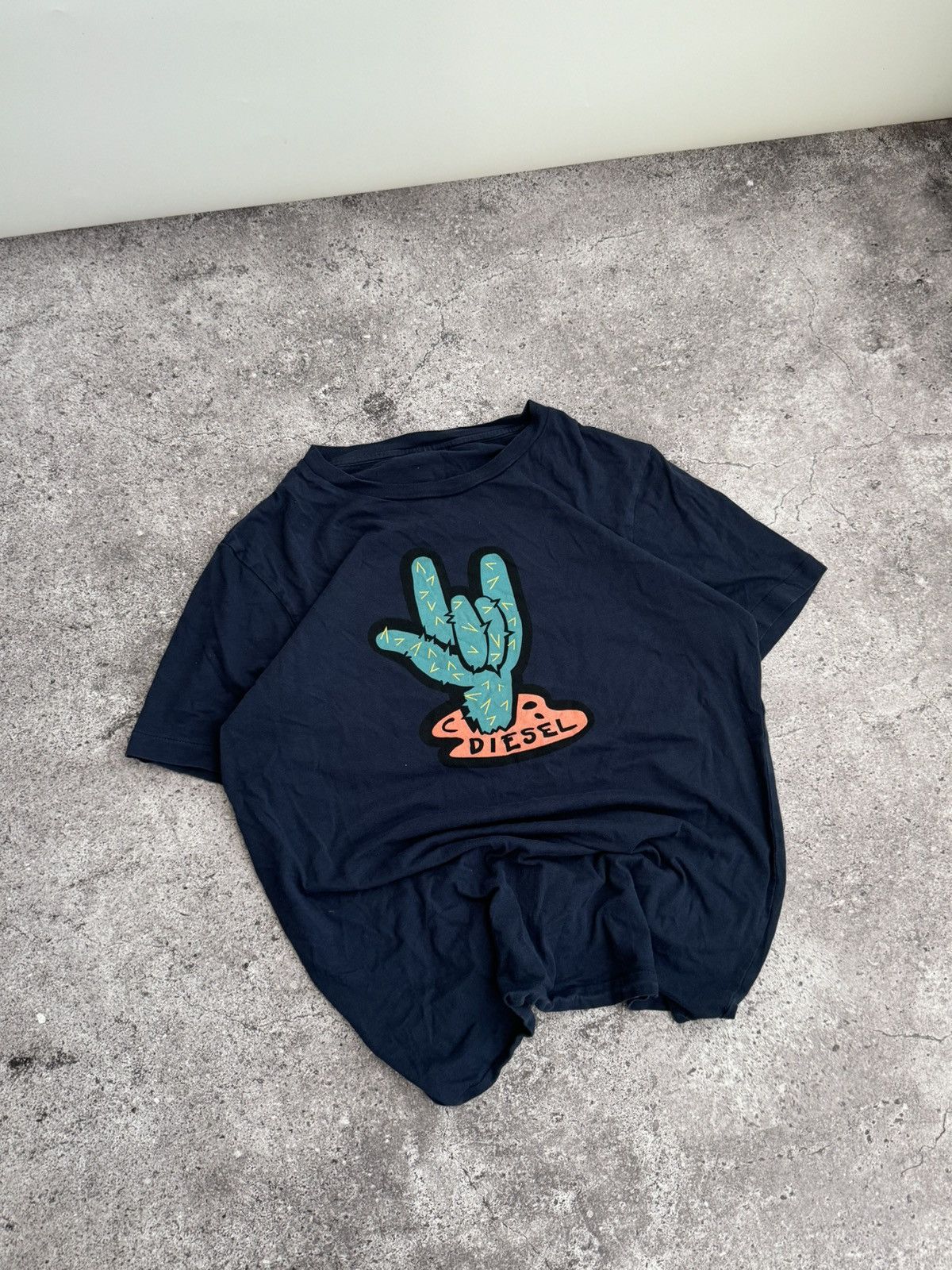 Diesel × Vintage Vintage Diesel Y2K rock tee Size US M / EU 48-50 / 2 - 3 Thumbnail