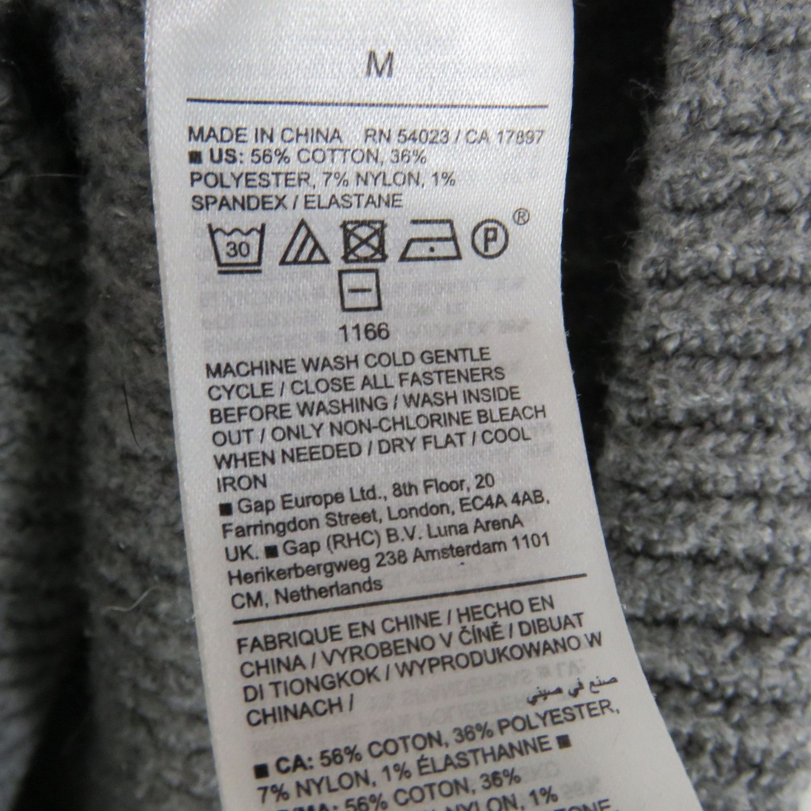 Old Navy Old Navy Gray Ribbed Knit Quarter Zip Sweater Medium Preppy Size M / US 6-8 / IT 42-44 - 5 Thumbnail