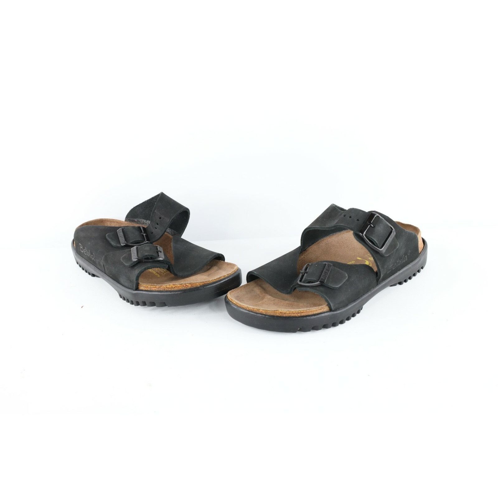 Vintage Betula Birkenstock Suede Leather Slip On Sandals