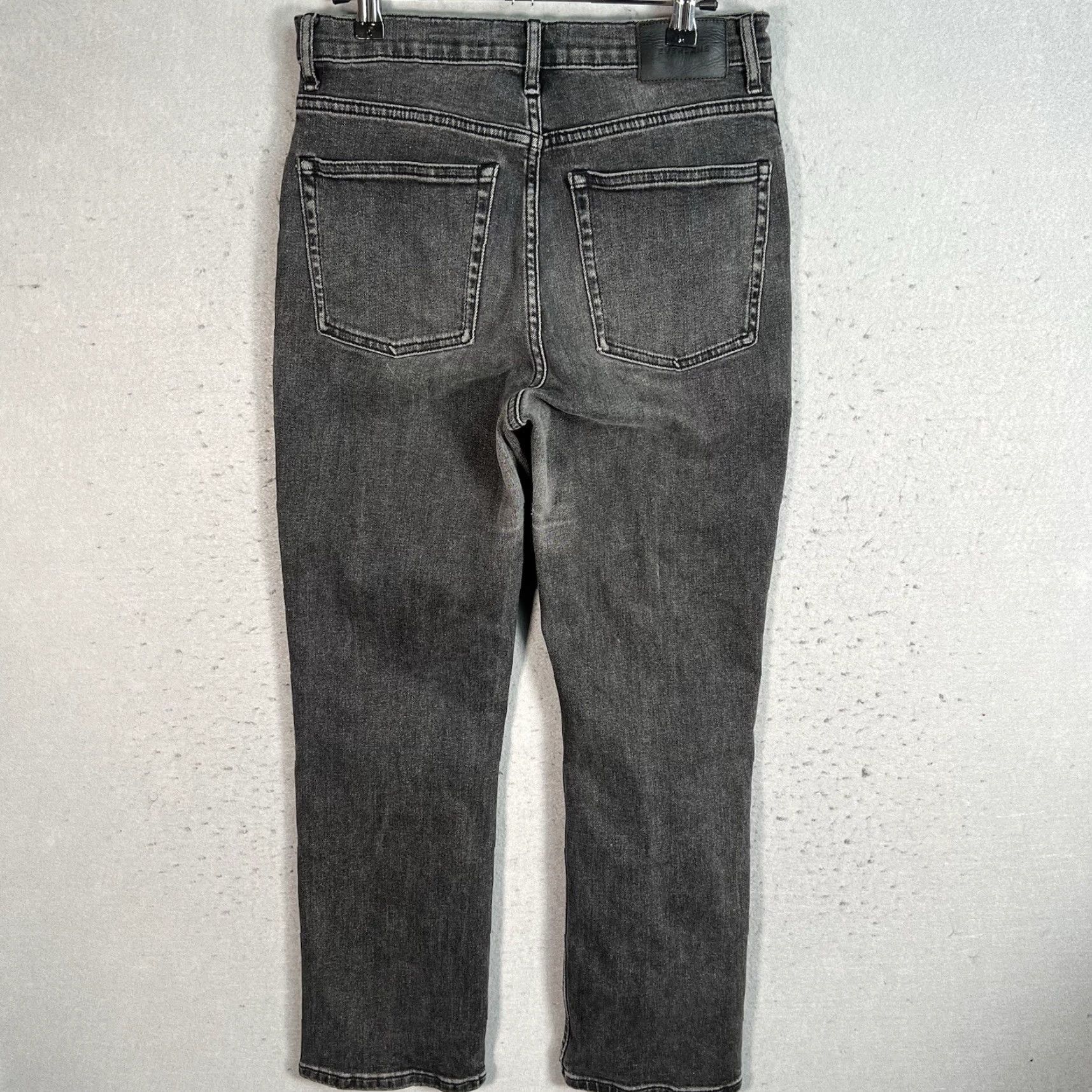 Everlane VINTAGE Everlane Jeans Womens 28 Bootcut Denim Black Medium Wash Straight Leg Adult Regular Size 28 Women Size 28" / US 6 / IT 42 - 2 Thumbnail