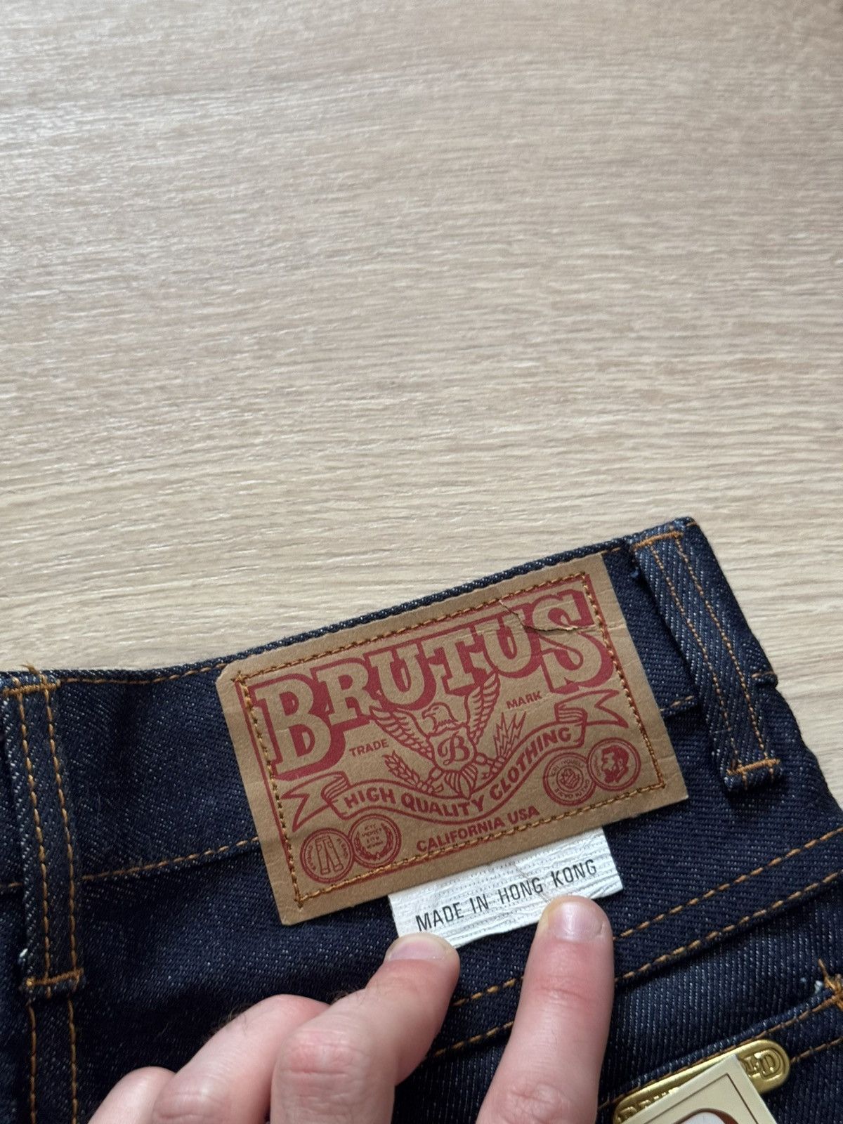 Brutus Vintage 70’s Brutus Gold Women’s Jeans Baggy Hippie Pants Size 28" / US 6 / IT 42 - 6 Thumbnail