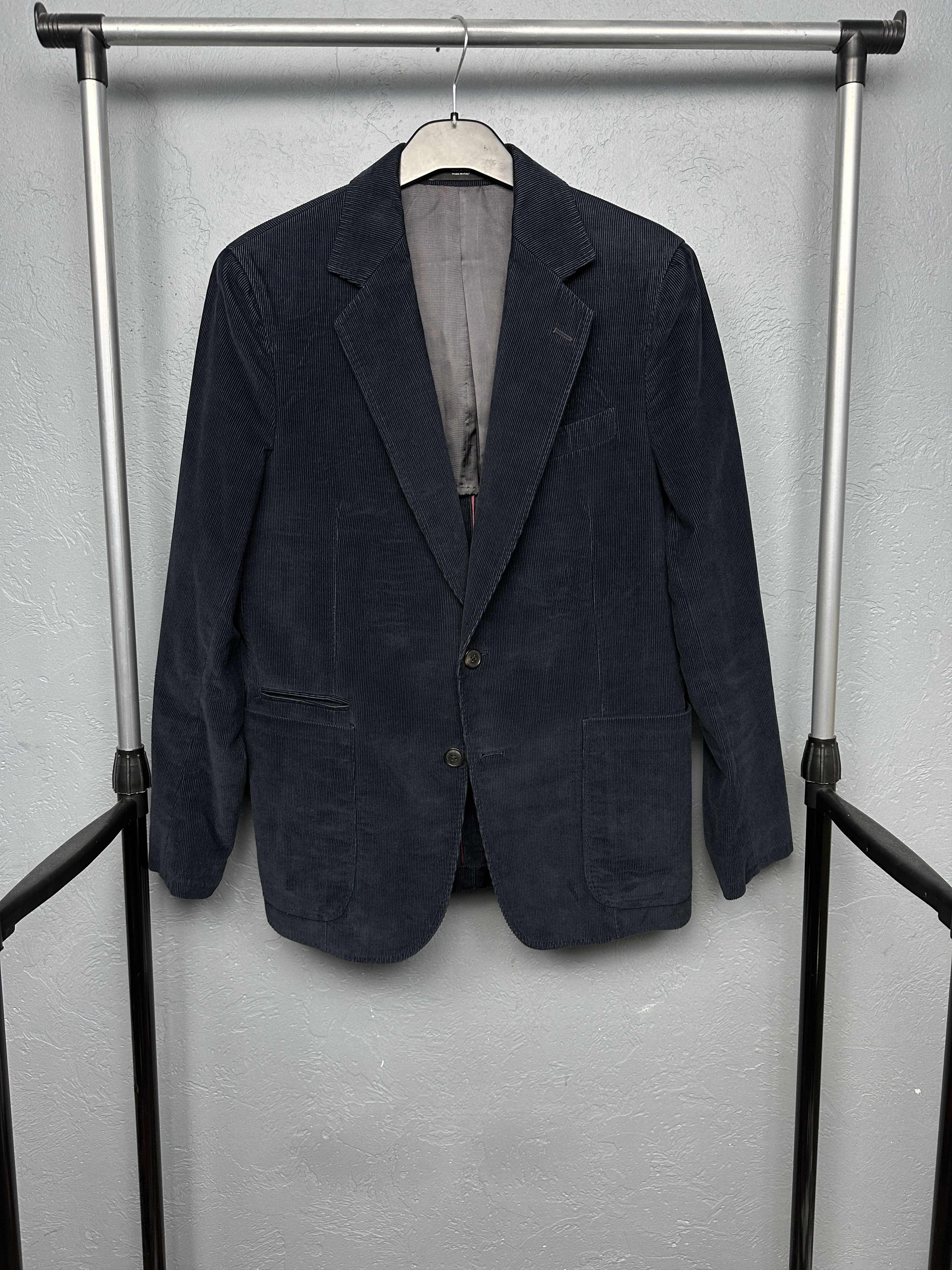 Paul Smith Paul Smith Navy Corduroy Blazer Jacket Size 48R - 1 Thumbnail