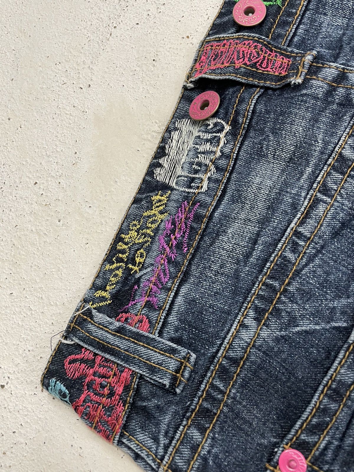 14th Addiction Y2K Embroidery Graffiti Hip Hop 2000’s Style Size US 30 / EU 46 - 14 Thumbnail