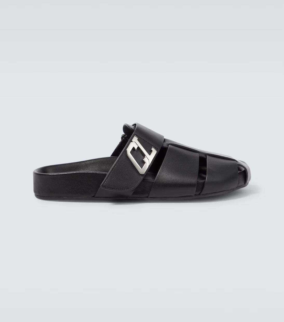 Christian Louboutin o1bcso1str1024 Abubizz Flat in Black Size US 8 / EU 41 - 1 Thumbnail