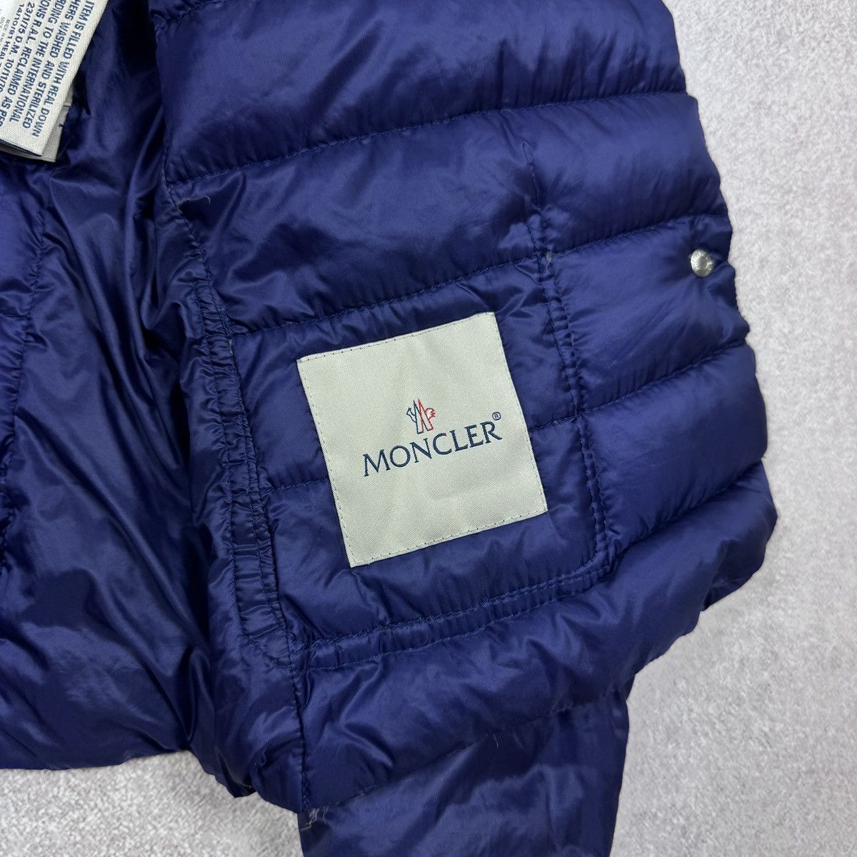 Moncler Women`s Moncler Lisette Ultralight Puffer Blue Jacket Size 1 Size S / US 4 / IT 40 - 15 Thumbnail