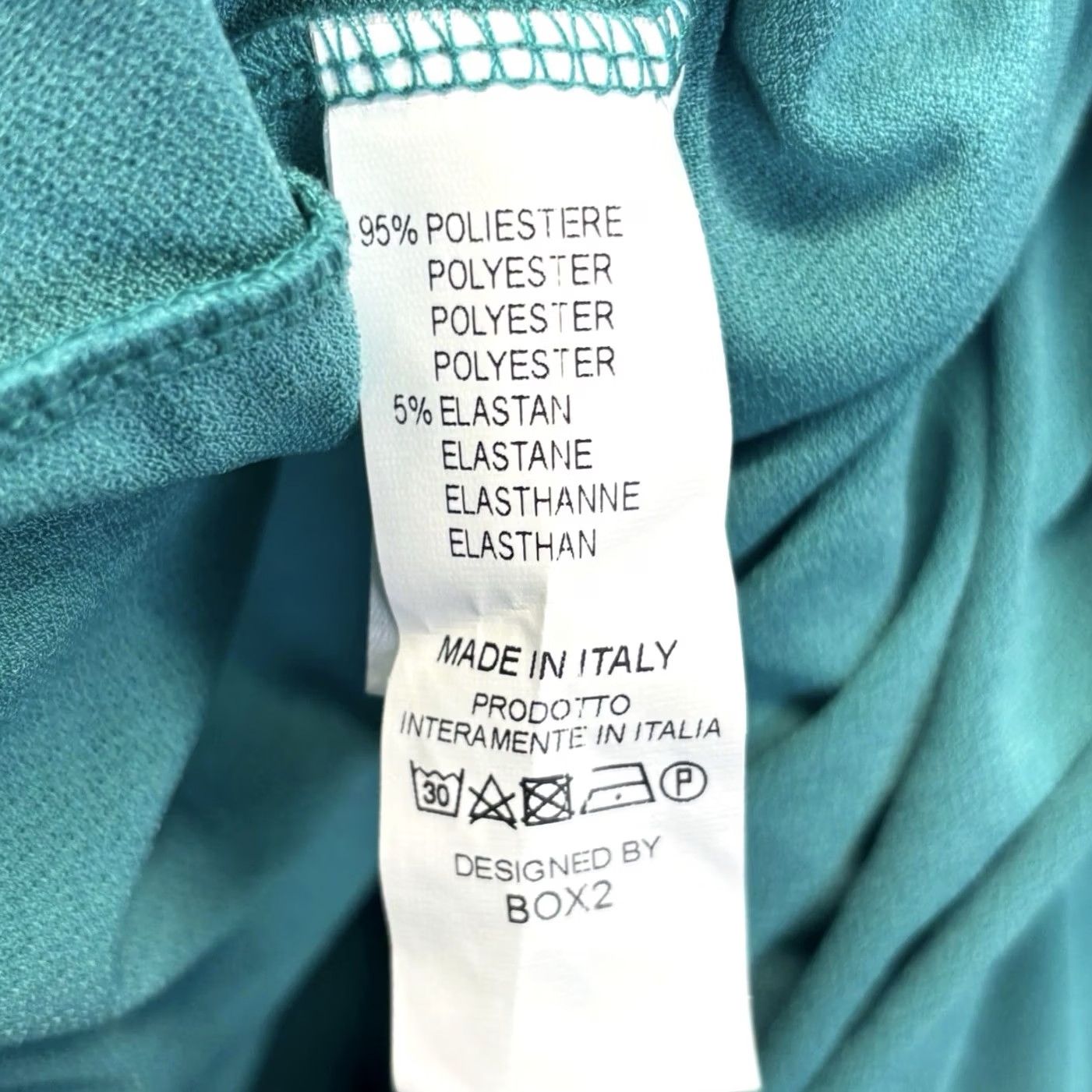Vintage BOX2 Soft Crepe One Button Coat Jade 22-24 Women’s UK 22-24 BNWT Italy Size 3XL / US 20-22 - 6 Thumbnail