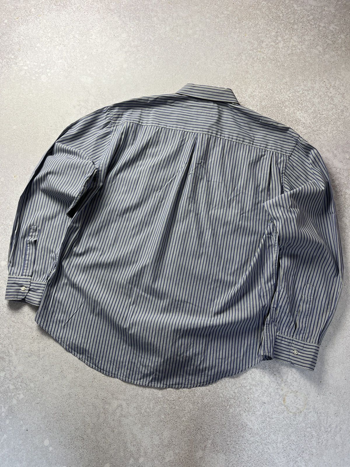 Yves Saint Laurent Yves Saint Laurent YSL vintage striped shirt Size US XL / EU 56 / 4 - 4 Thumbnail