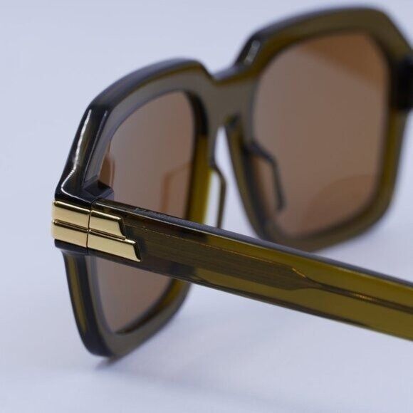 Bottega Veneta 🕶️ New Bottega Veneta BV1123S 004 Green/Brown Sunglasses Size ONE SIZE - 8 Thumbnail