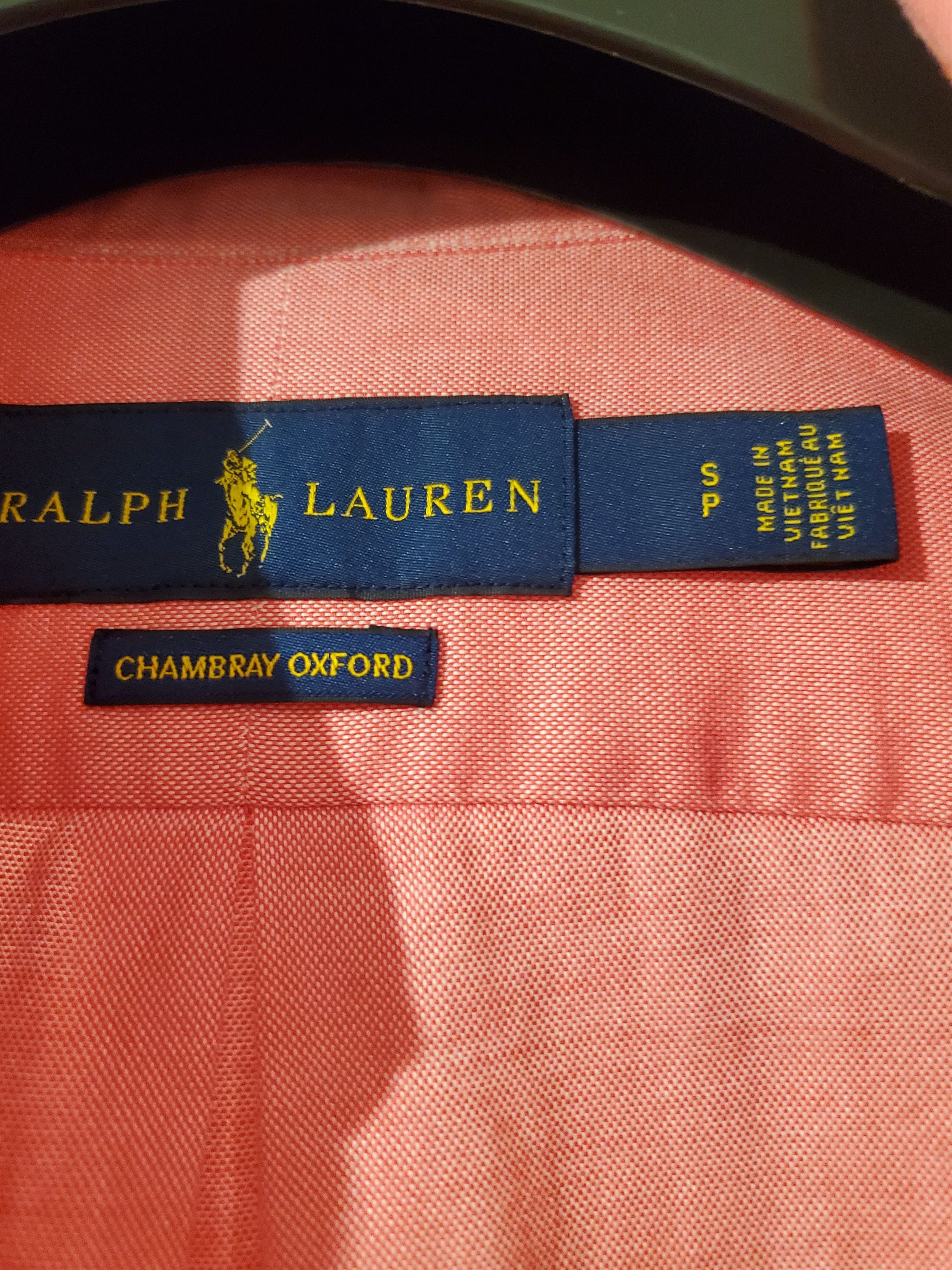 Polo Ralph Lauren Polo Ralph Lauren Chambray Oxford Button Down Shirt Sz Small Size US S / EU 44-46 / 1 - 2 Thumbnail