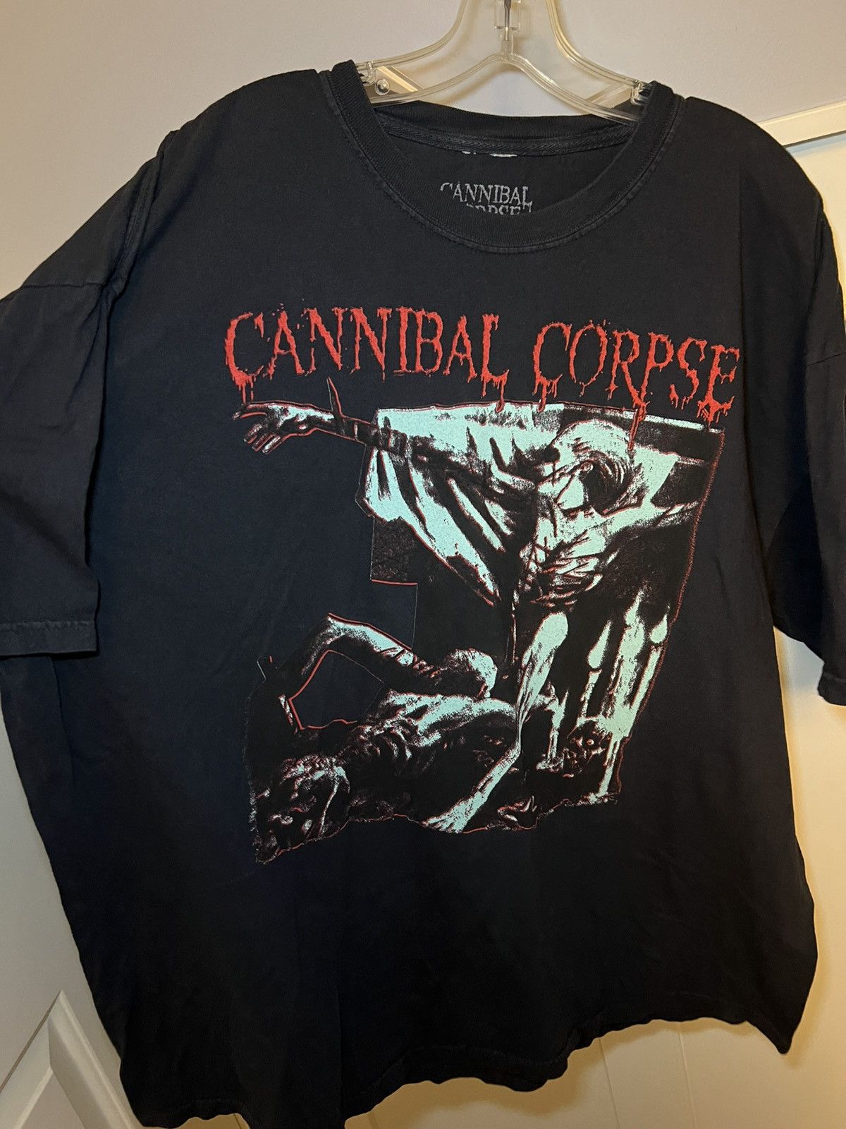 Band Tees Vintage Cannibal Corpse Tomb Of The Mutilated Band T-Shirt Size US XXL / EU 58 / 5 - 7 Thumbnail