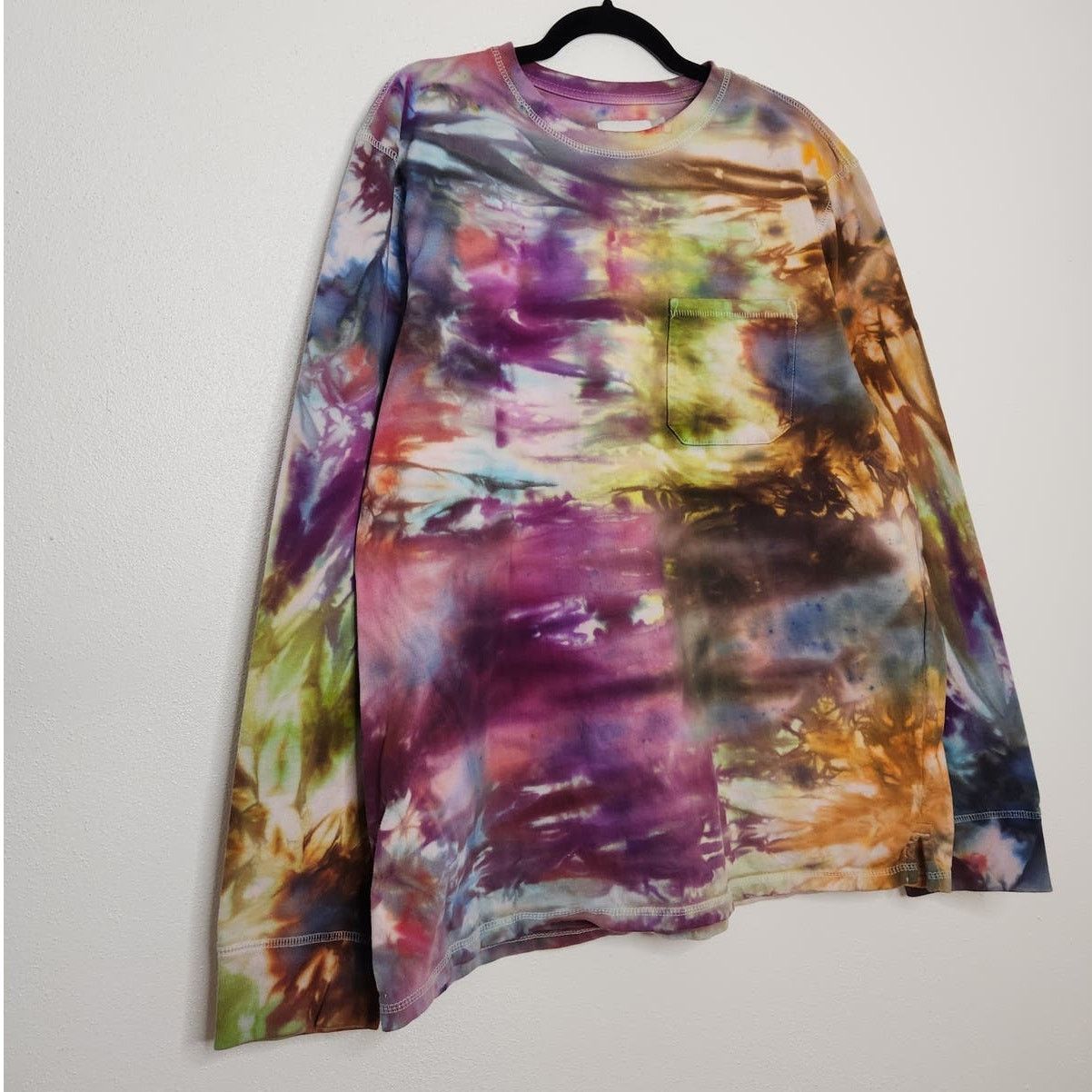 Vintage Custom SNOW Tie Dye Long Sleeve Cobain Grunge 90s Vintage Size US XL / EU 56 / 4 - 2 Thumbnail