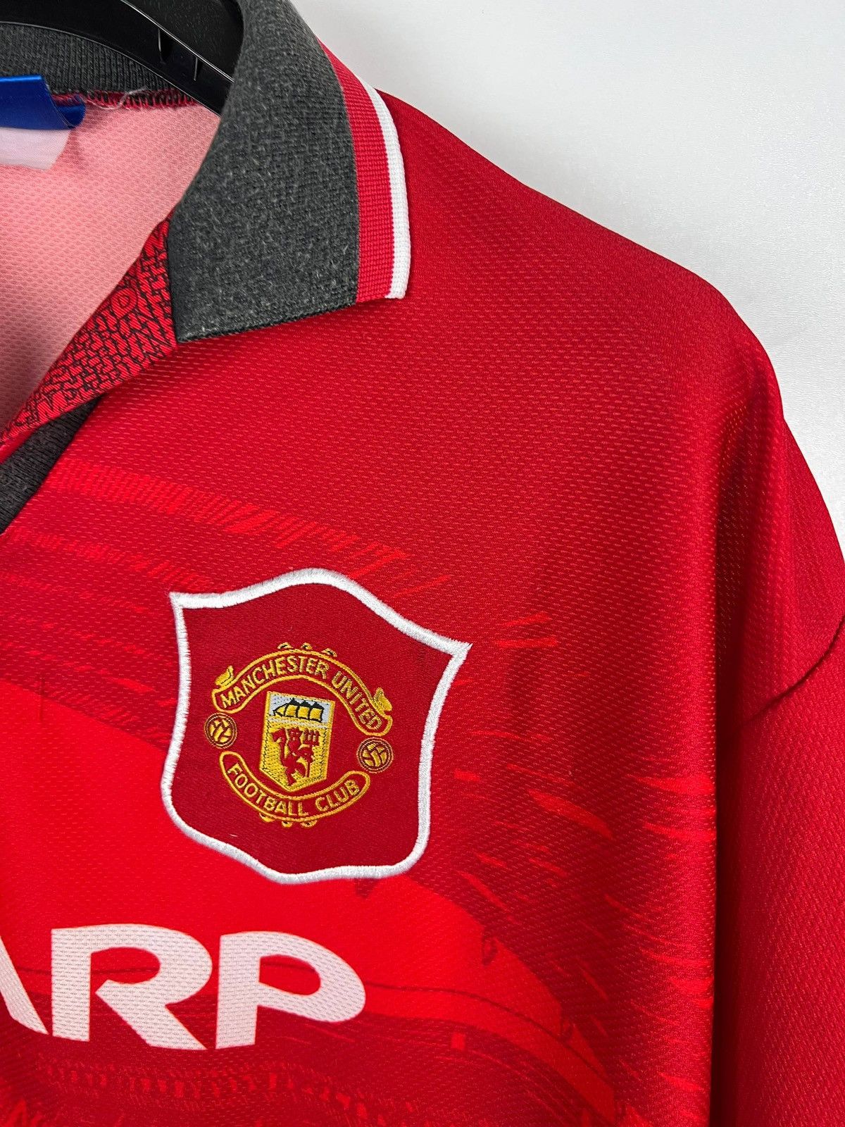 Umbro Manchester United Umbro 1994/96 home jersey size L Size US L / EU 52-54 / 3 - 6 Thumbnail