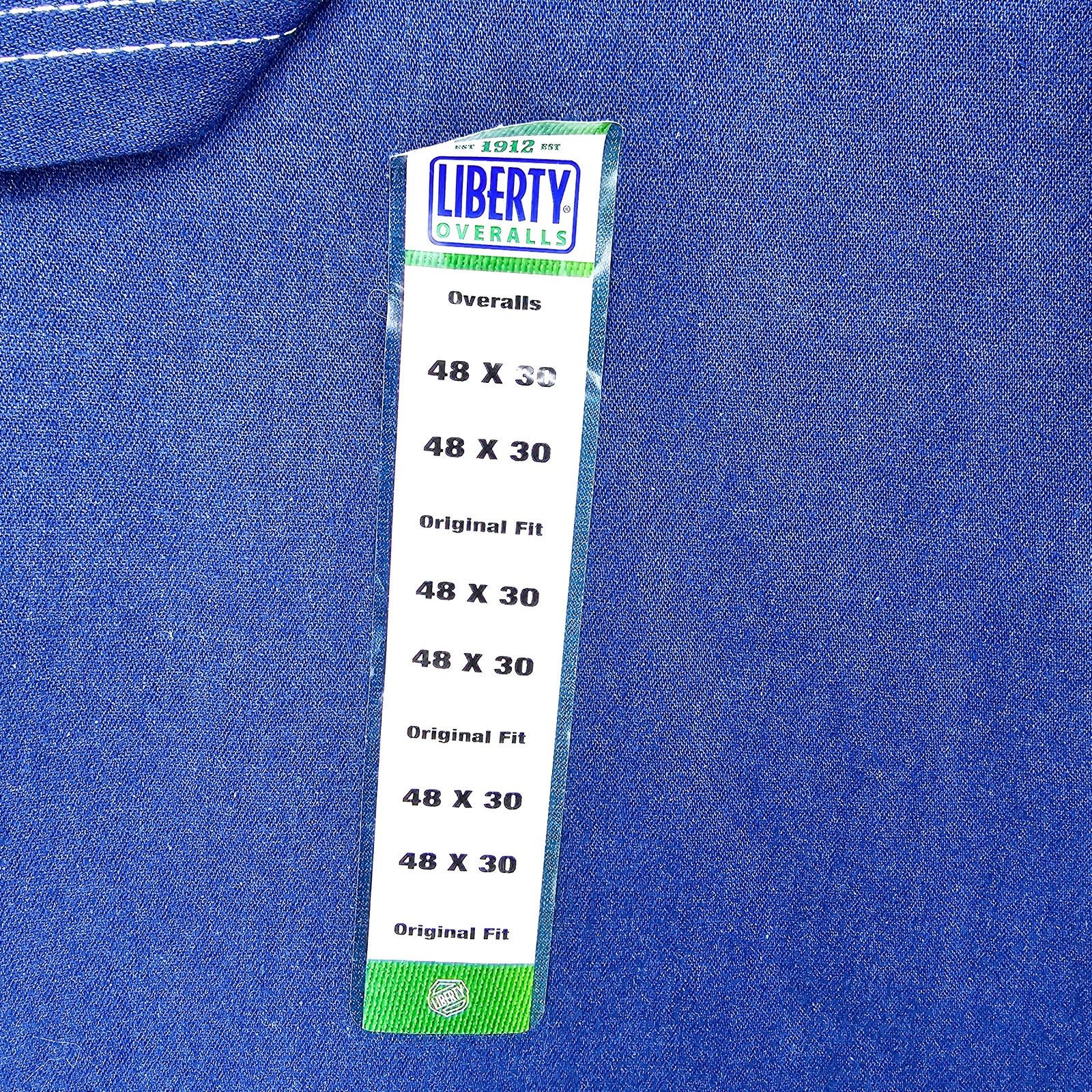 Liberty Liberty Bib Overalls Denim Dark Wash 100% Cotton 48x30 3225 Size US 44 / EU 60 - 7 Thumbnail