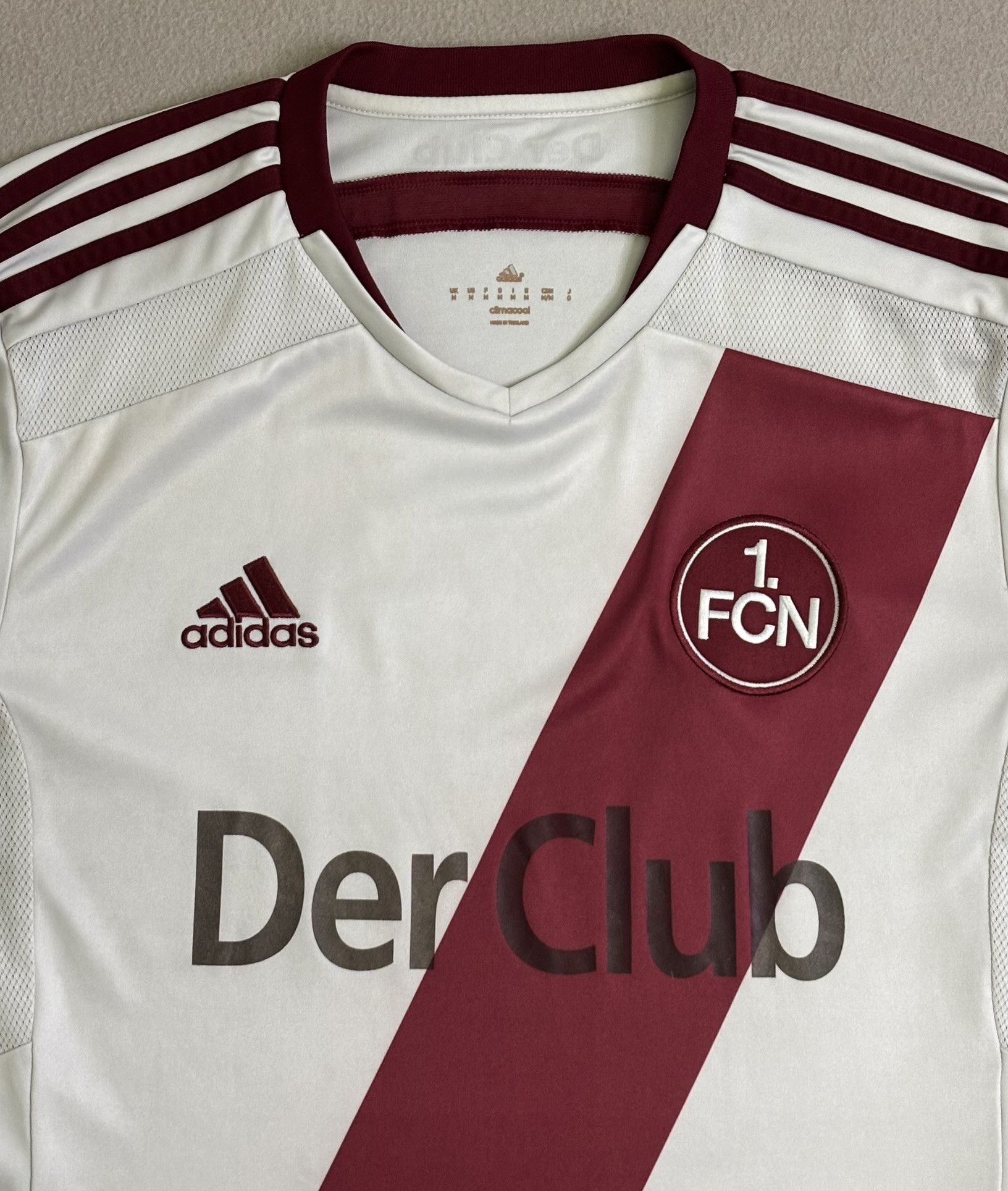 Adidas 1. FC Nurnberg 2014-2015 Adidas Football Jersey Size M Size US M / EU 48-50 / 2 - 6 Thumbnail