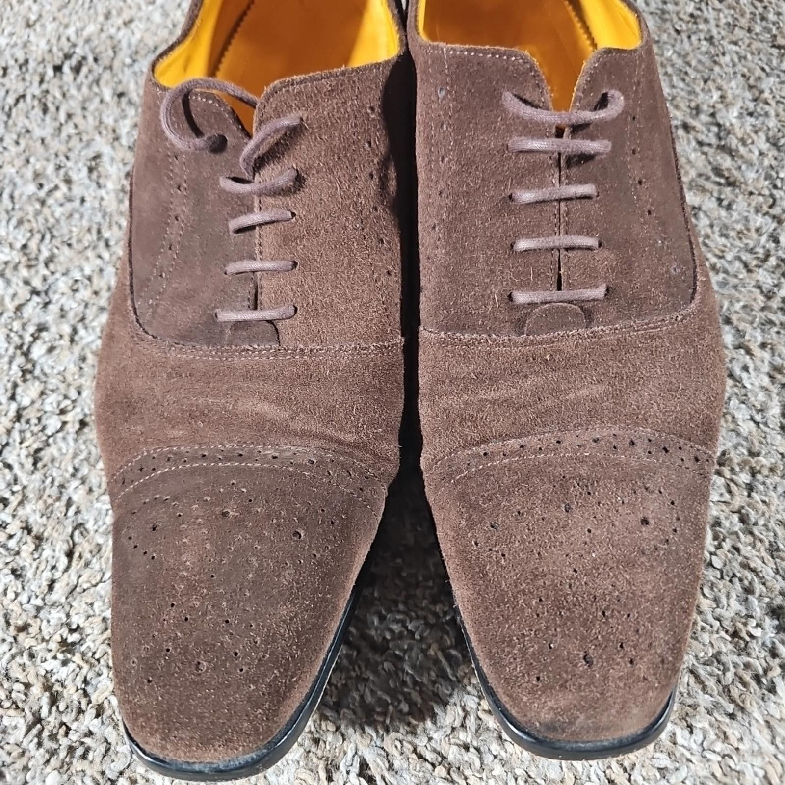 Other Undandy Genuine Leather Brown Wingtip Shoes Sz 46 Size US 9 / EU 42 - 4 Thumbnail