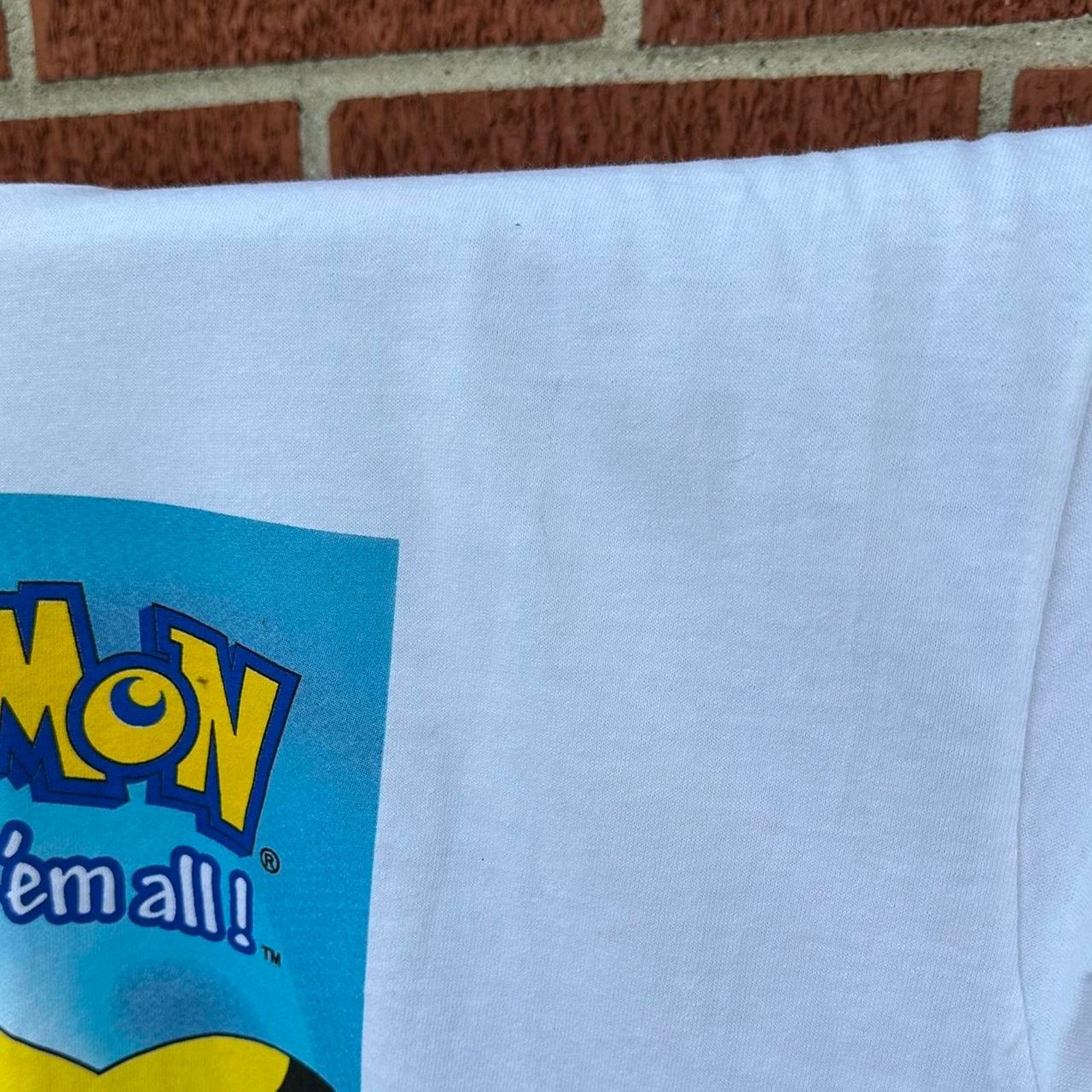 Pokemon Super rare vintage pokemon big pikachu graphic promo shirt Size US L / EU 52-54 / 3 - 6 Thumbnail