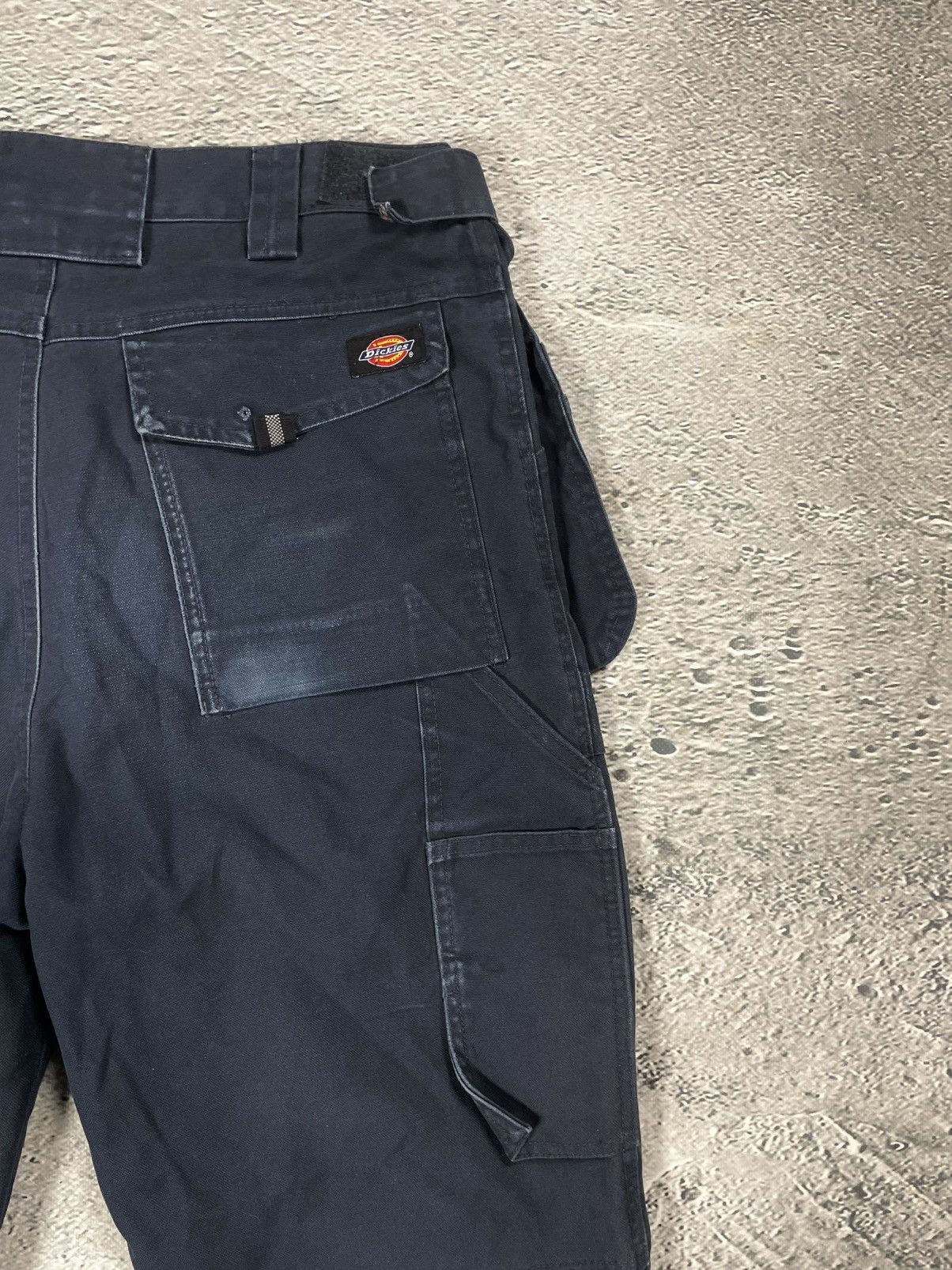 Vintage Dickies cargo pants vintage workwear grey black Size US 34 / EU 50 - 8 Thumbnail