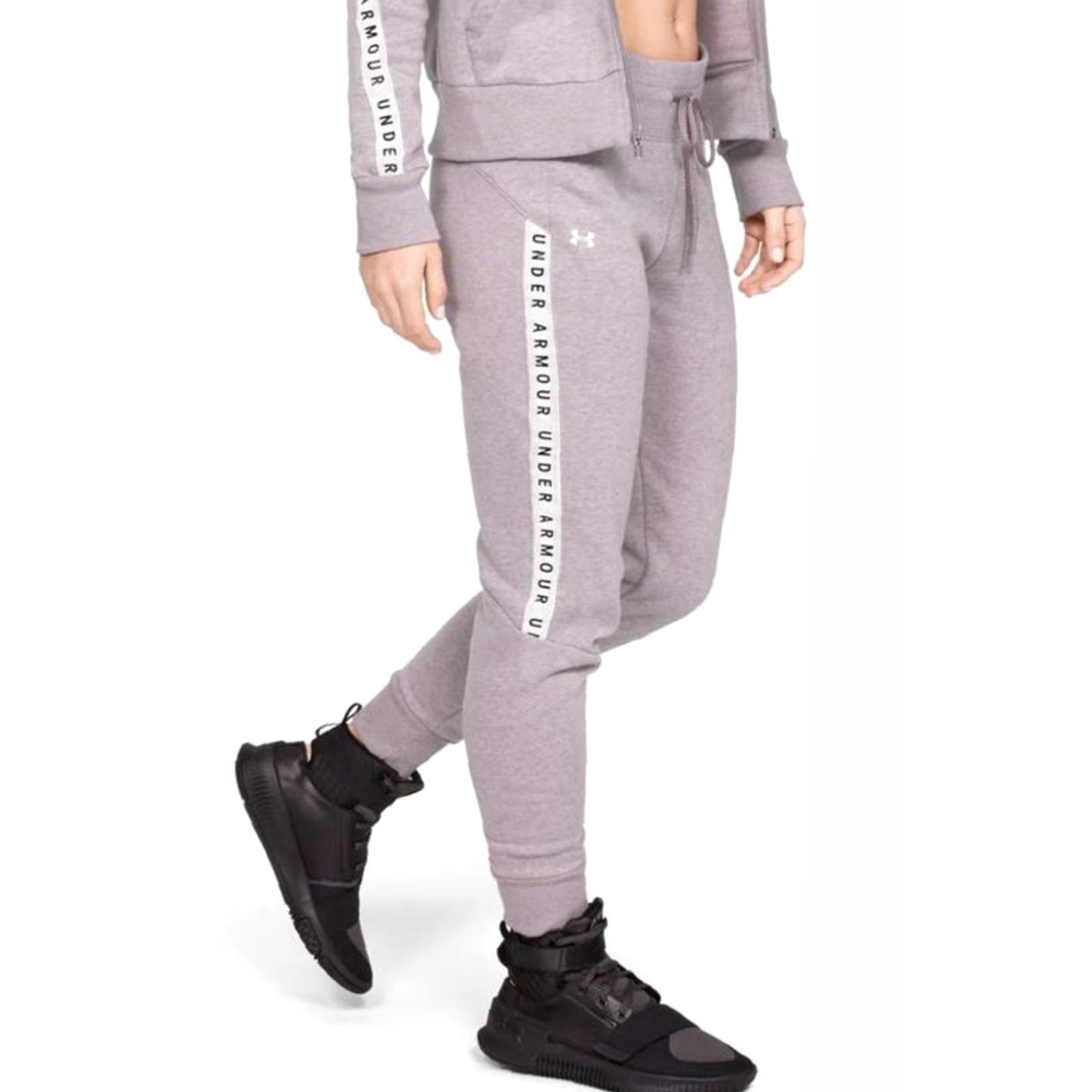 Under Armour Under Armour Pants Womens Size Small Gray Heather Loose Jogger Activewear Casual Size 28" / US 6 / IT 42 - 2 Thumbnail