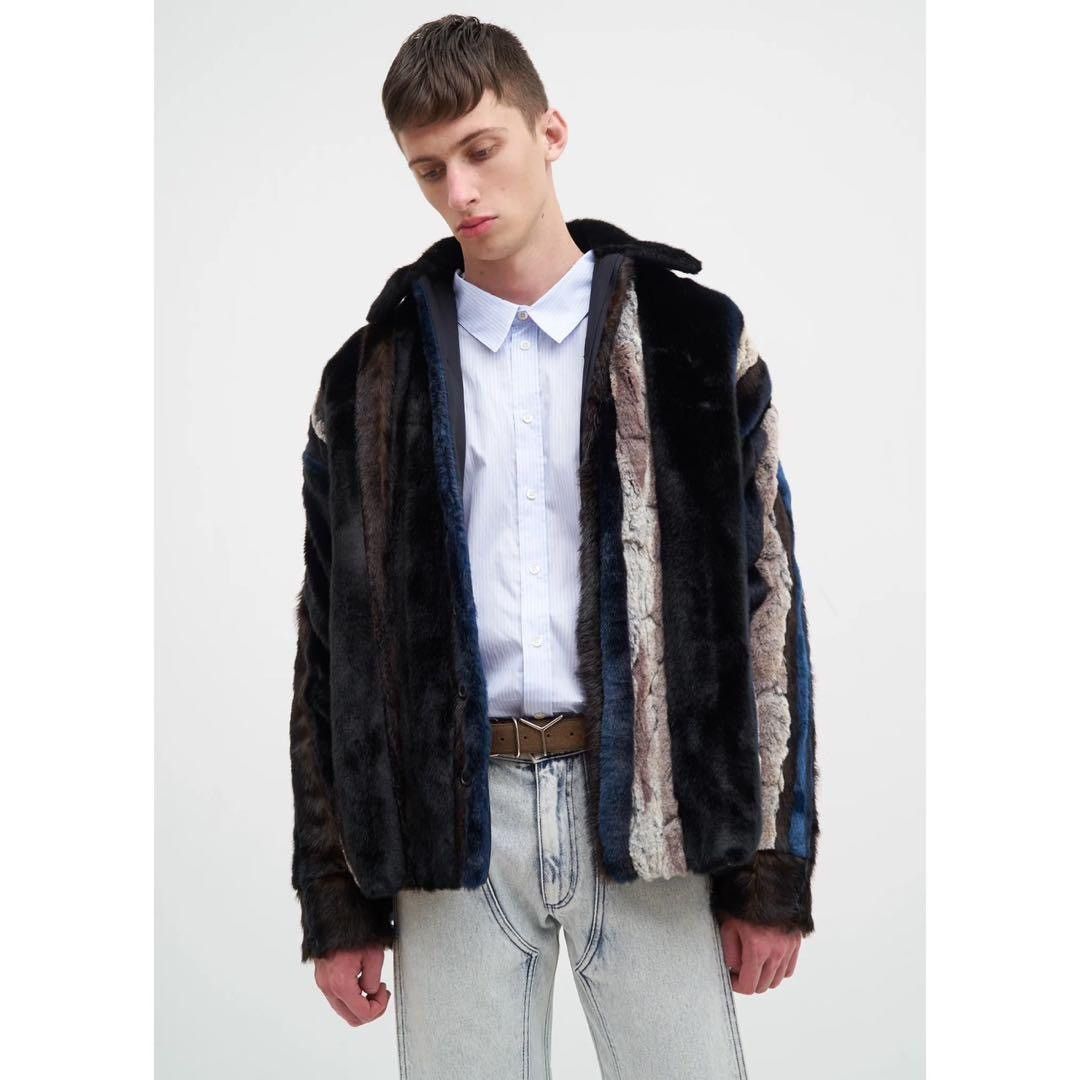 Y/Project Y/Project 2018 Brown Faux Fur Jacket Mens XS Size US XS / EU 42 / 0 - 7 Thumbnail