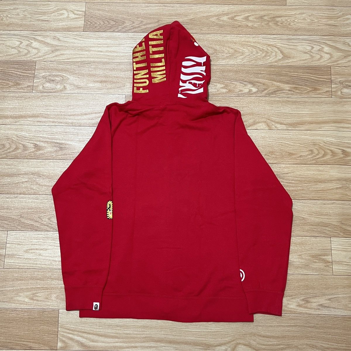 Bape 💥 Bape Red Tiger Zip Up Hoodie 💥 Size US XL / EU 56 / 4 - 4 Thumbnail