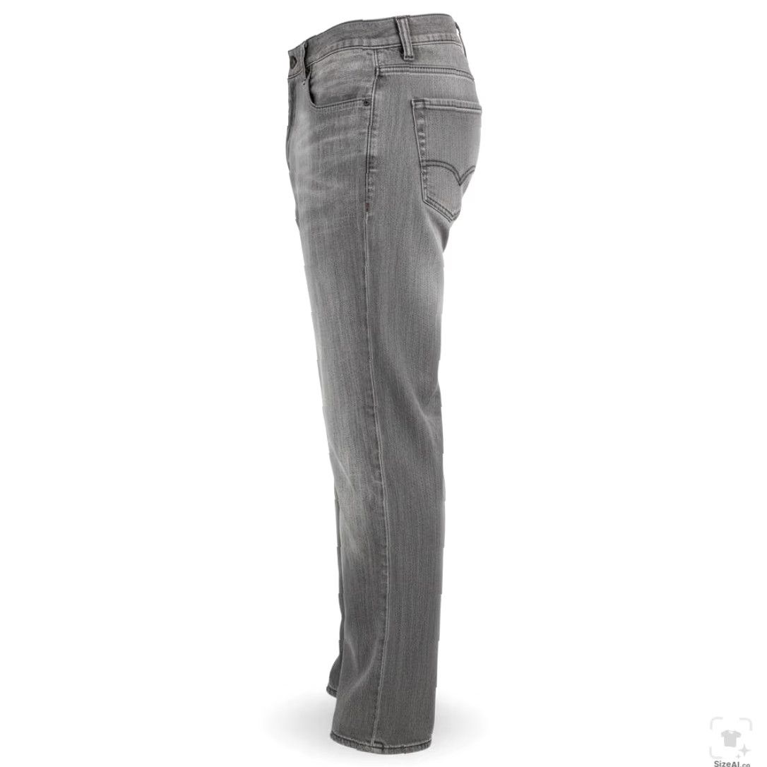 Levi's Levi's 511 Jeans Mens 34x32 Gray Light Wash Slim Skinny Zip Fly Mid Rise Denim Size US 34 / EU 50 - 3 Thumbnail