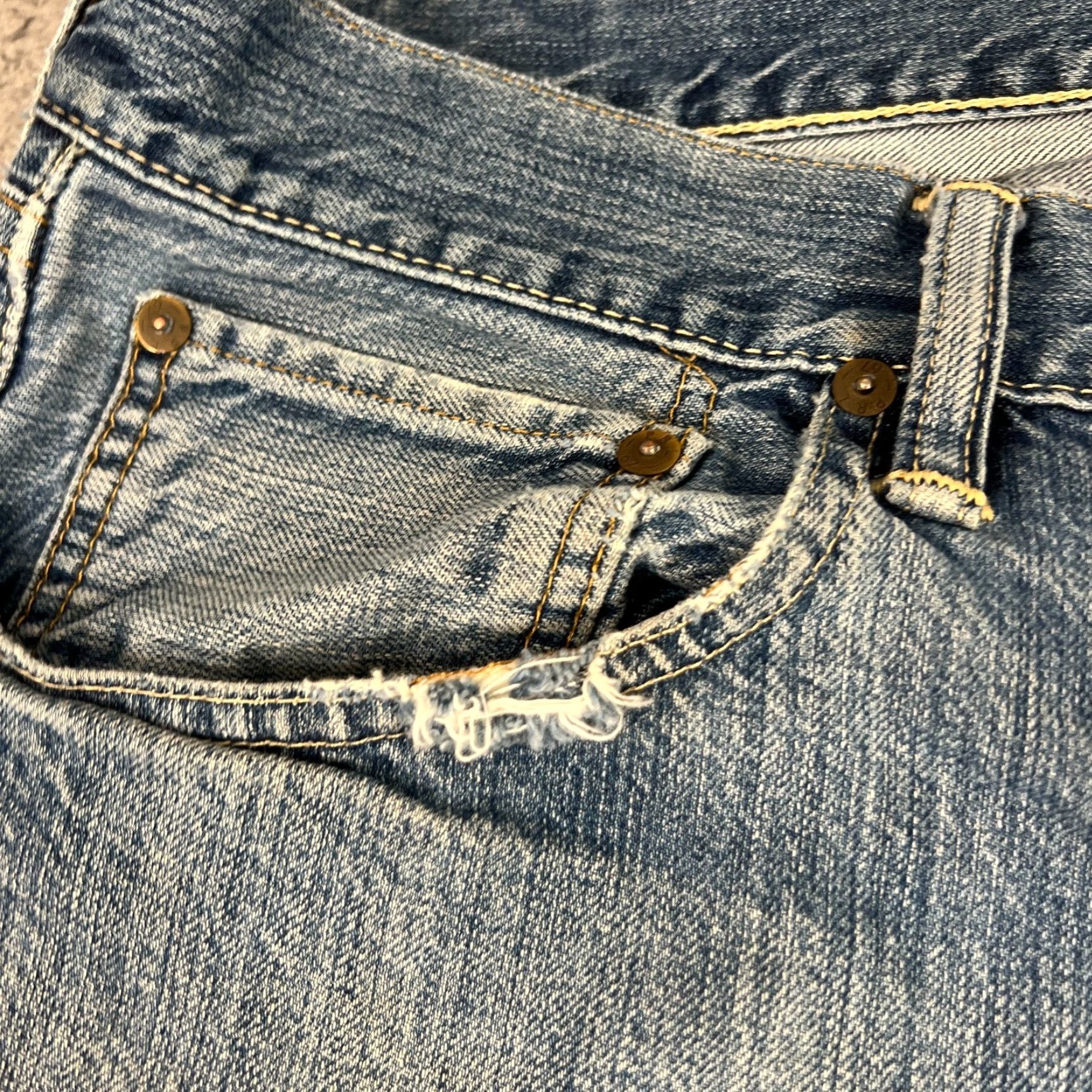 Polo Ralph Lauren VINTAGE Polo Ralph Lauren Jeans Mens 36x30 Cotton Denim Classic Fit 867 Logo Distressed Size US M / EU 48-50 / 2 - 7 Thumbnail