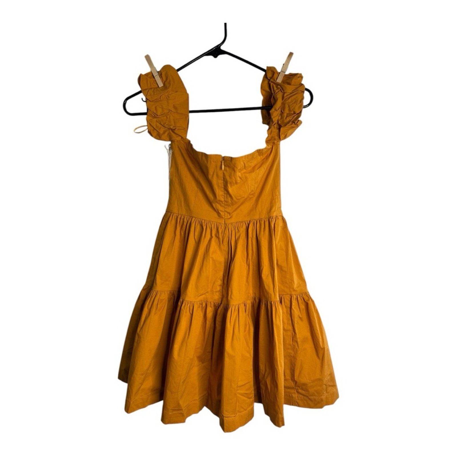 Staud NWT Staud Mini Elio Dress In Honey Size XS / US 0-2 / IT 36-38 - 3 Thumbnail