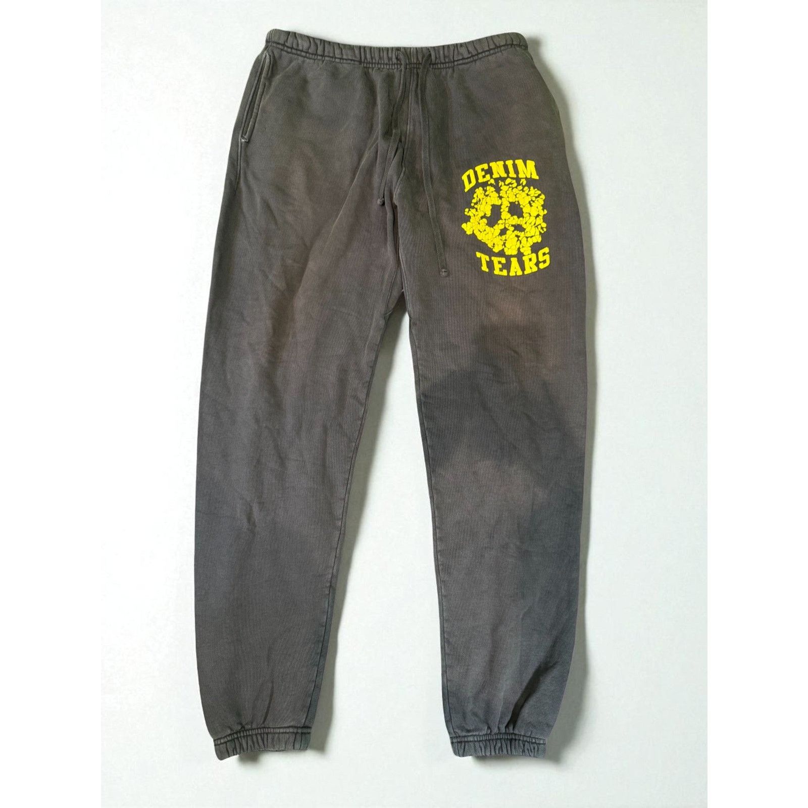 DENIM TEARS Denim Tears Grey & Yellow Sweats Size US 34 / EU 50 - 1 Thumbnail