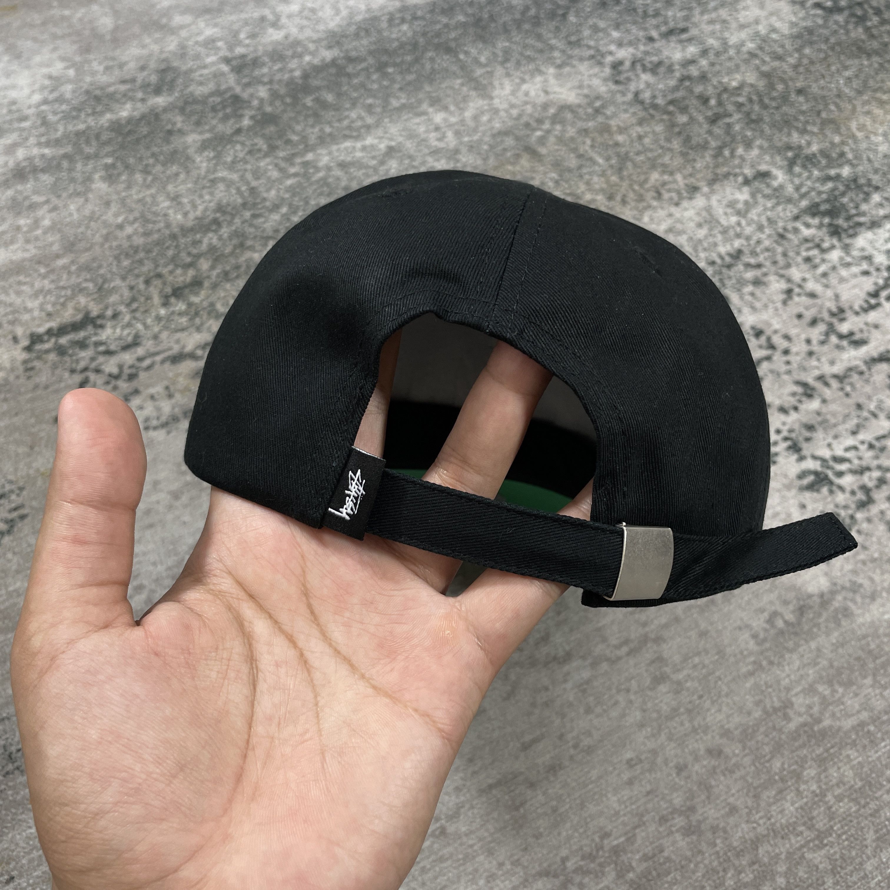 Other Stussy STU Logo Strapback Cap Black Size ONE SIZE - 4 Thumbnail
