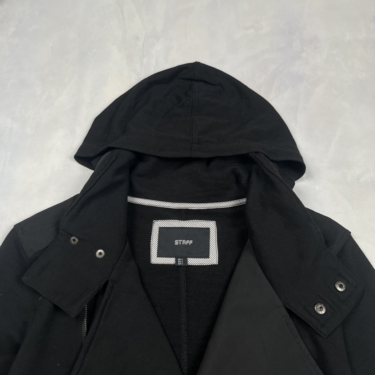 Japanese Brand Y2K Staff Asyimetric Bono Size US M / EU 48-50 / 2 - 2 Thumbnail
