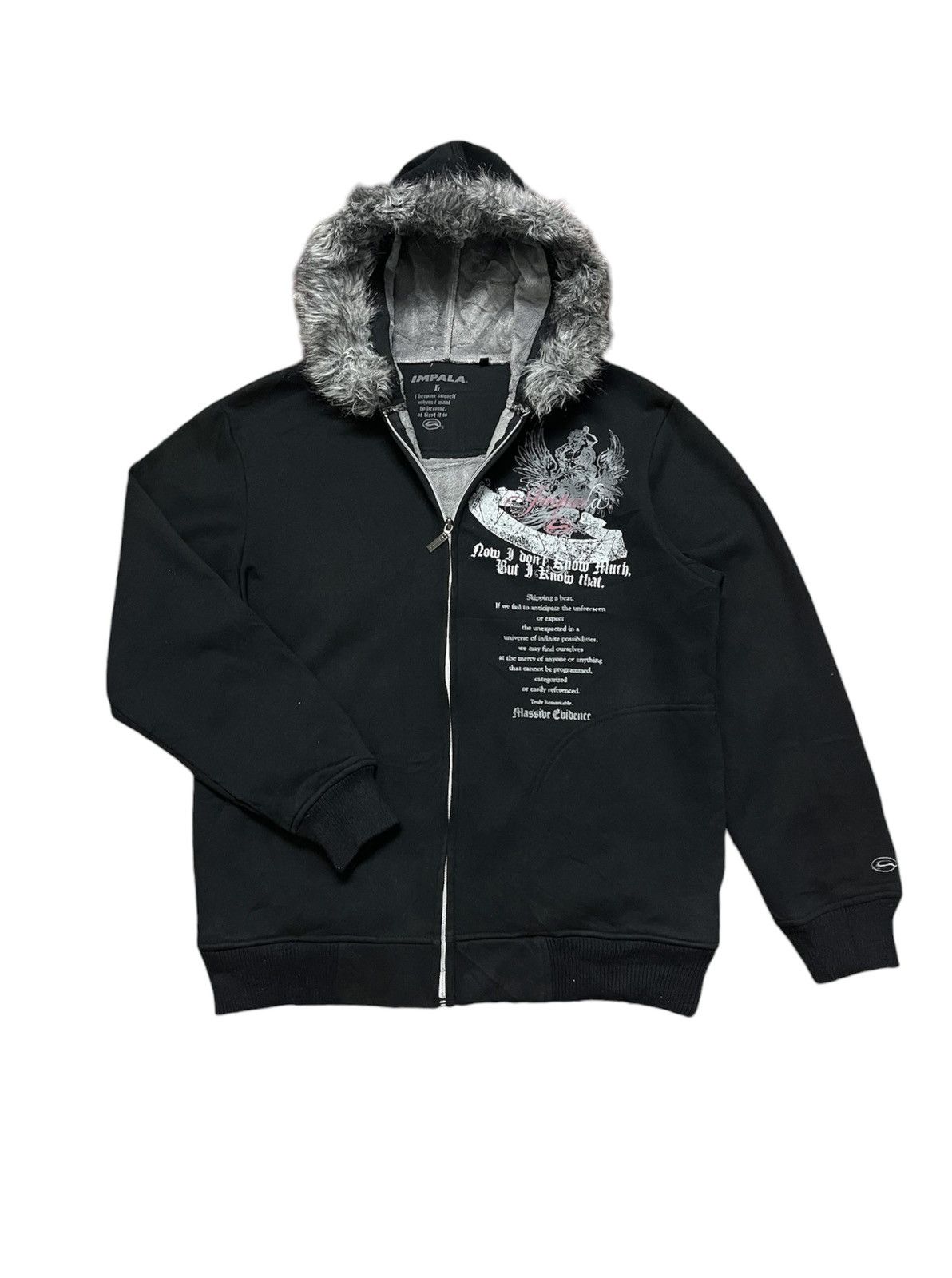 Hysteric Glamour THERE IS A WAITING PERSON IMPALA FUR ZIP HOODIE Size US L / EU 52-54 / 3 - 1 Thumbnail