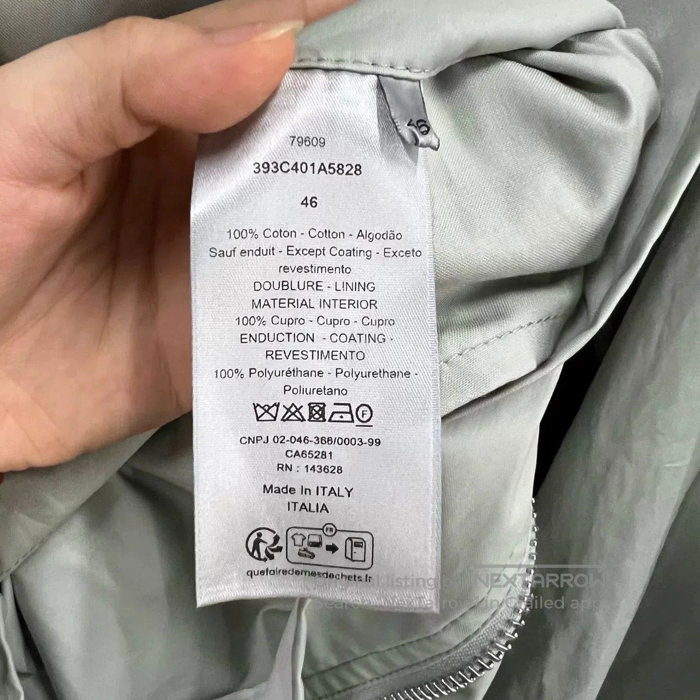 Dior Dior Hooded Zip Jacket in Light Color. Size US L / EU 52-54 / 3 - 5 Thumbnail