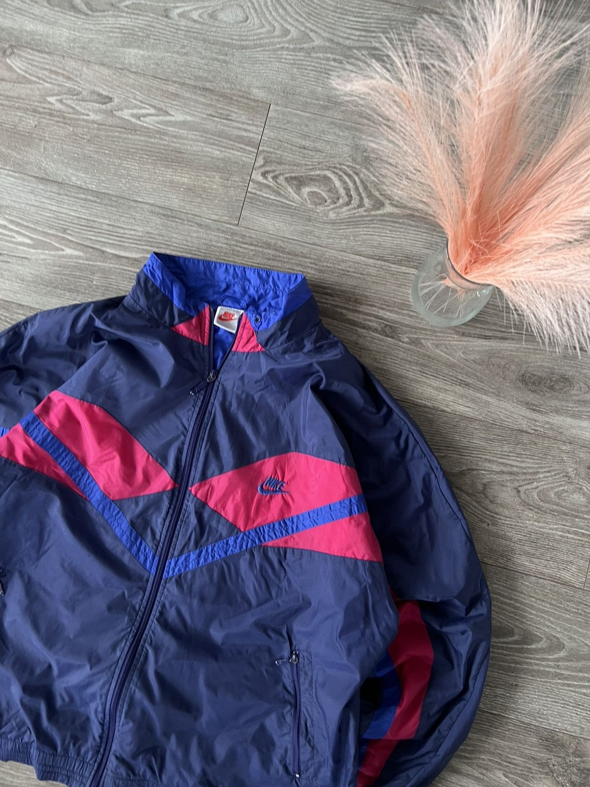 Nike × Vintage ‼️Vintage Nike Archival 90s Windbreaker Olympic Zip Jacket‼️ Size US XL / EU 56 / 4 - 4 Thumbnail