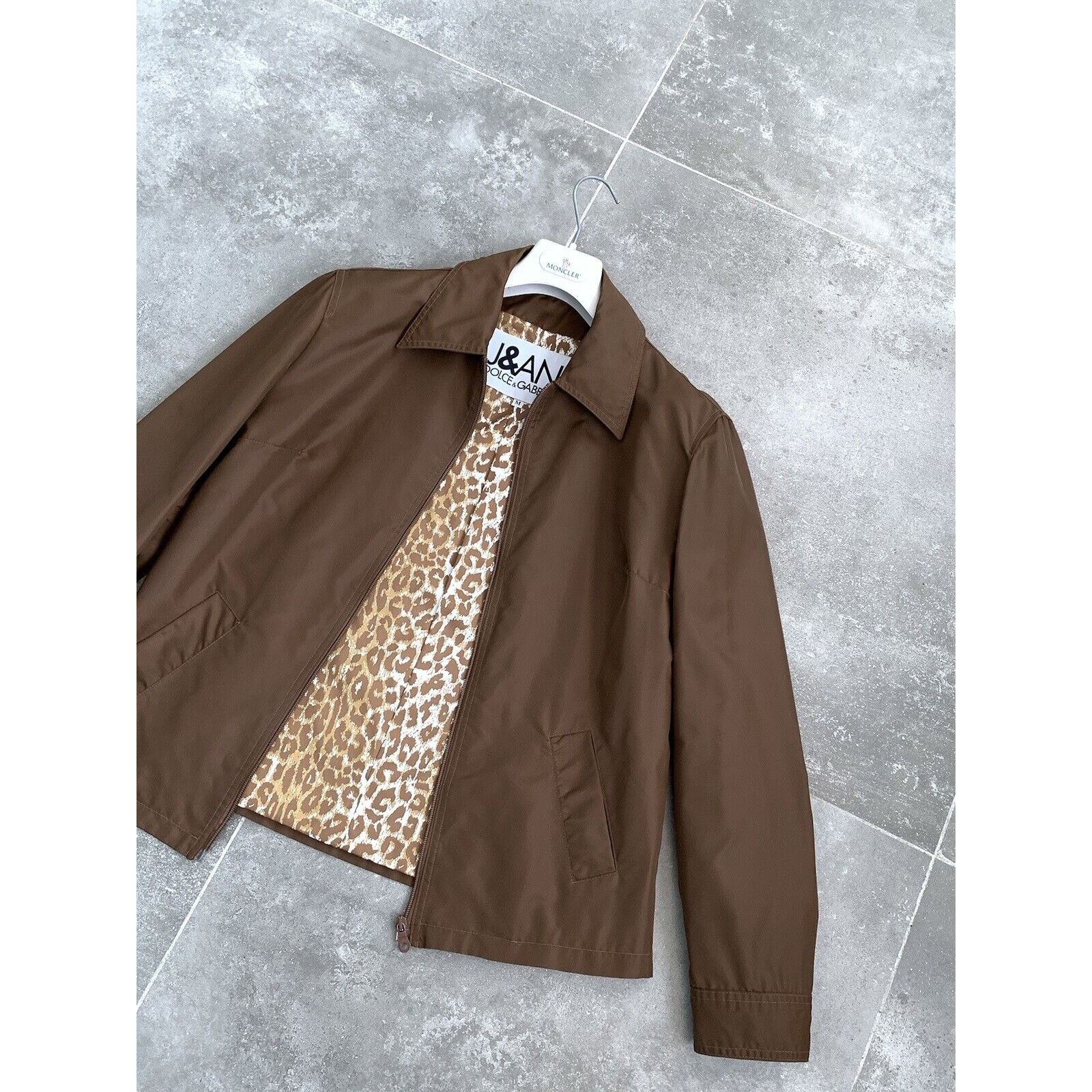 Dolce & Gabbana Women's DOLCE & GABBANA Leopard Bomber Jacket Coat SZ M L Size M / US 6-8 / IT 42-44 - 3 Thumbnail